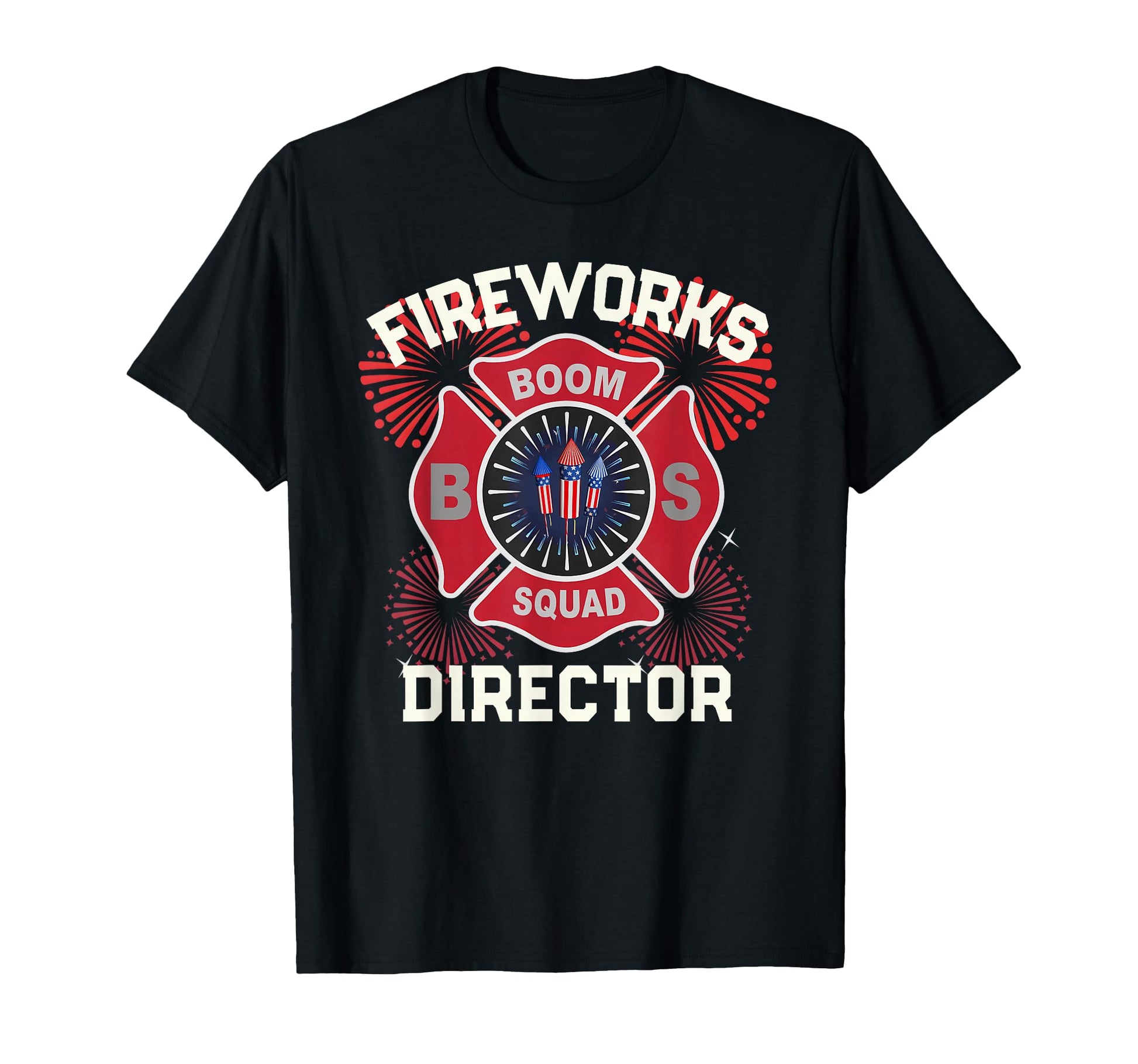 Firework Director Boom Squad T-Shirt - Minimalist Print Men Women - T-Shirt, Sweatshirt, Hoodie