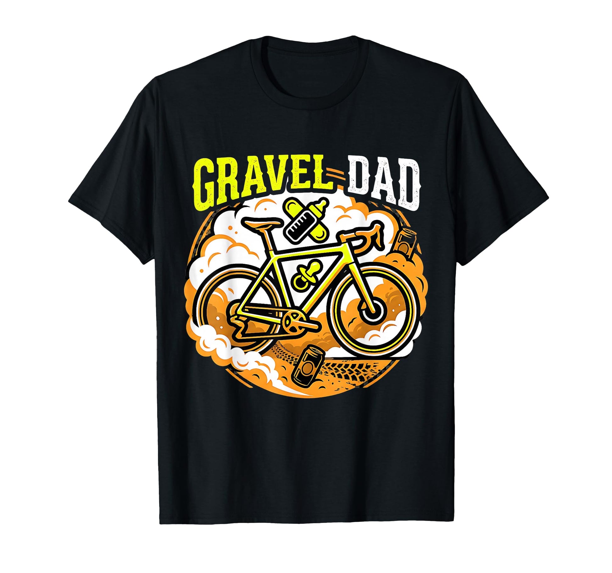 Gravel Dad Funny Bike Dad T-Shirt - Aesthetic Graphic Unisex - T-Shirt, Sweatshirt, Hoodie