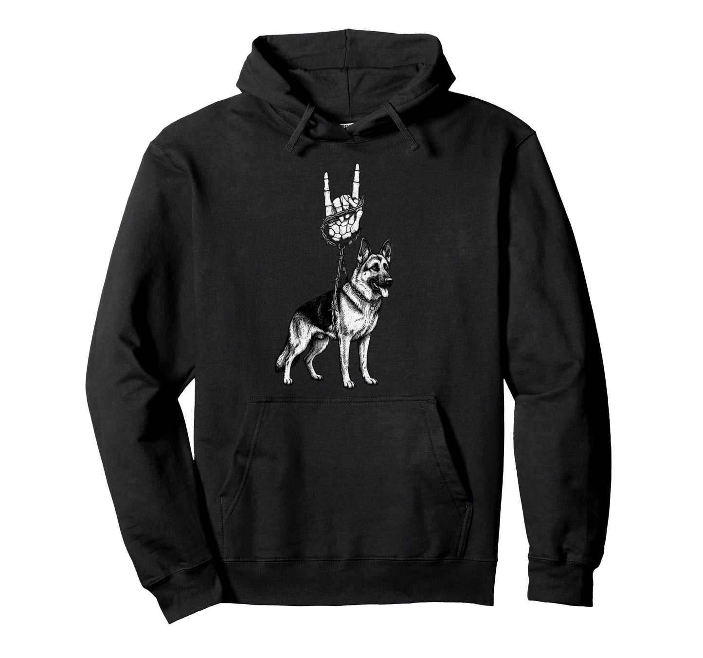 German Shepherd Dog Breeder Alt Metal Hoodie - Aesthetic Graphic Men Women - T-Shirt, Sweatshirt, Hoodie
