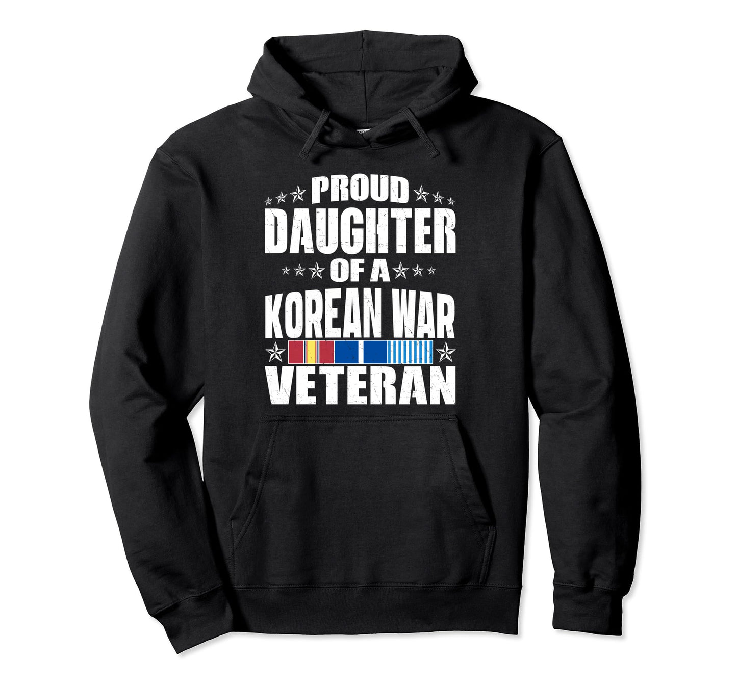 Proud Daughter Korean War Veteran Hoodie - Custom Art Print Men Women - T-Shirt, Sweatshirt, Hoodie