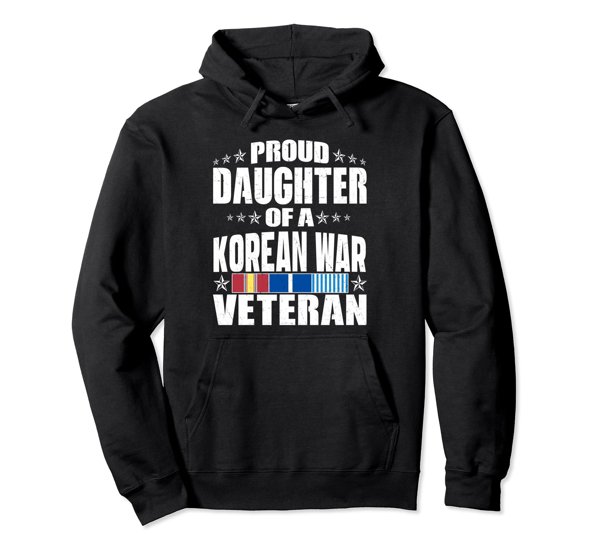 Proud Daughter Korean War Veteran Hoodie - Custom Art Print Men Women - T-Shirt, Sweatshirt, Hoodie