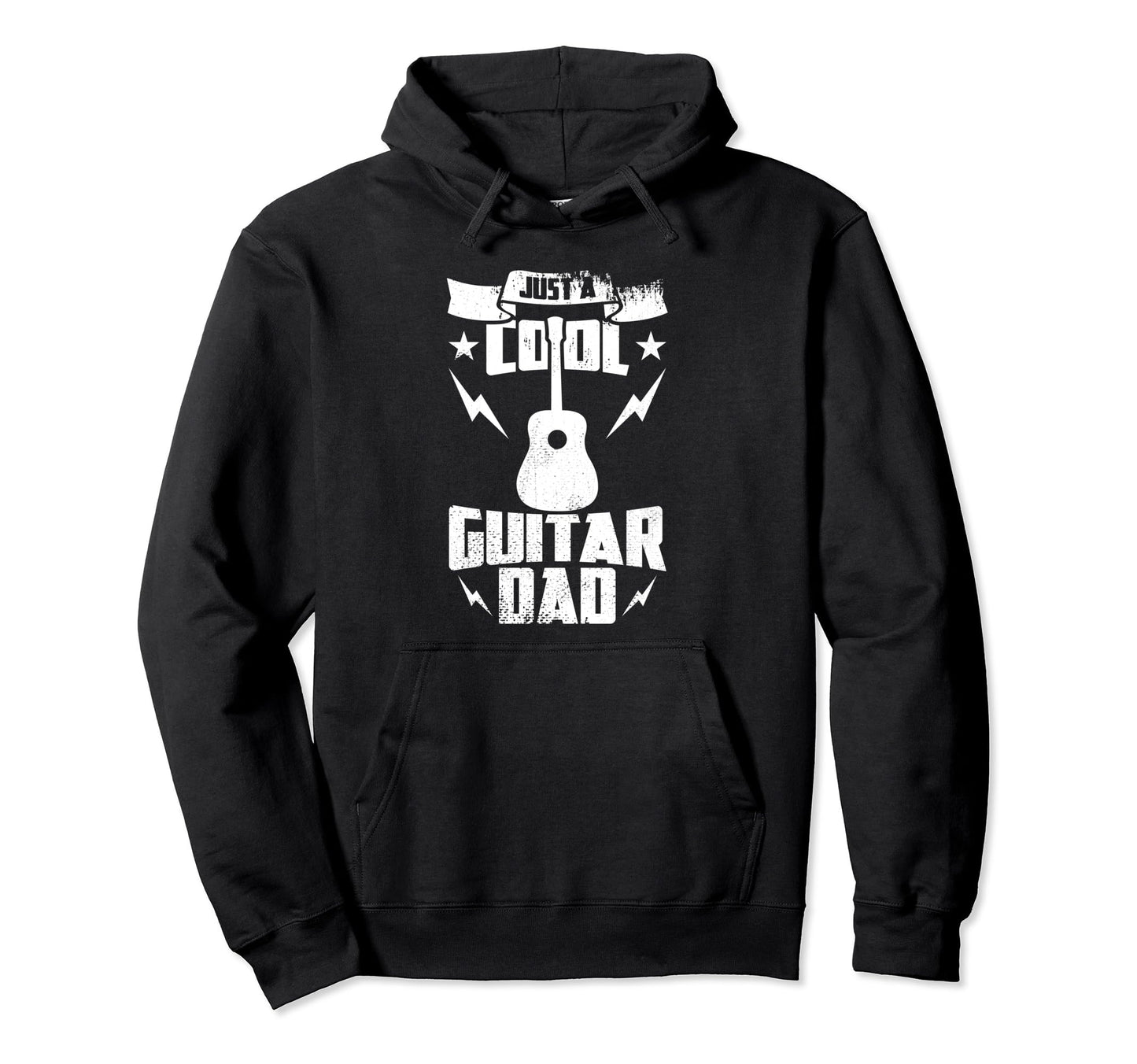 Guitar Dad Guitarist Papa Fathers Day Hoodie - Graphic Print for Adults - T-Shirt, Sweatshirt, Hoodie