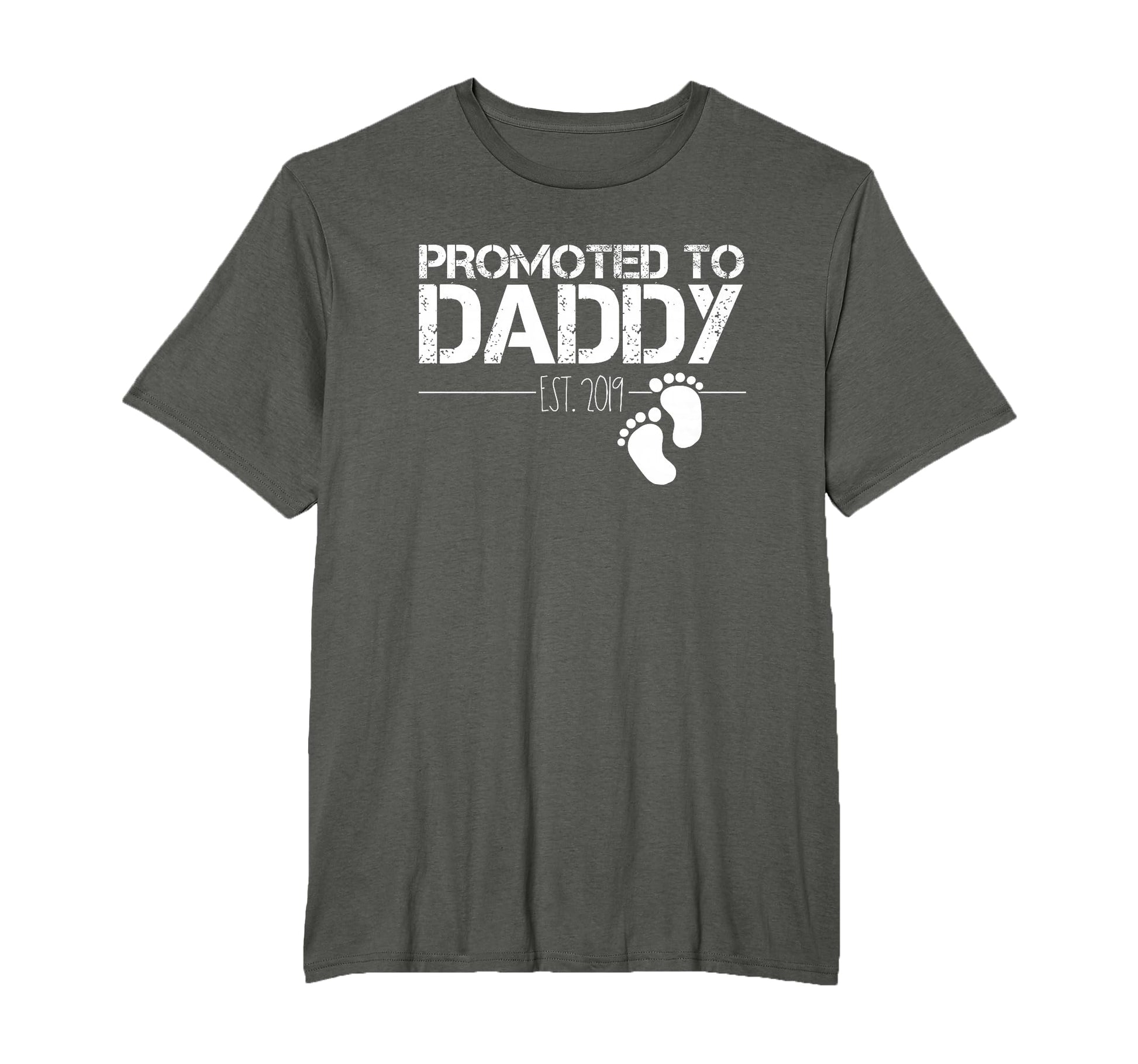Mens Mens Promoted To Daddy Est 2019 T-Shirt - Fun Novelty Design Unisex - T-Shirt, Sweatshirt, Hoodie