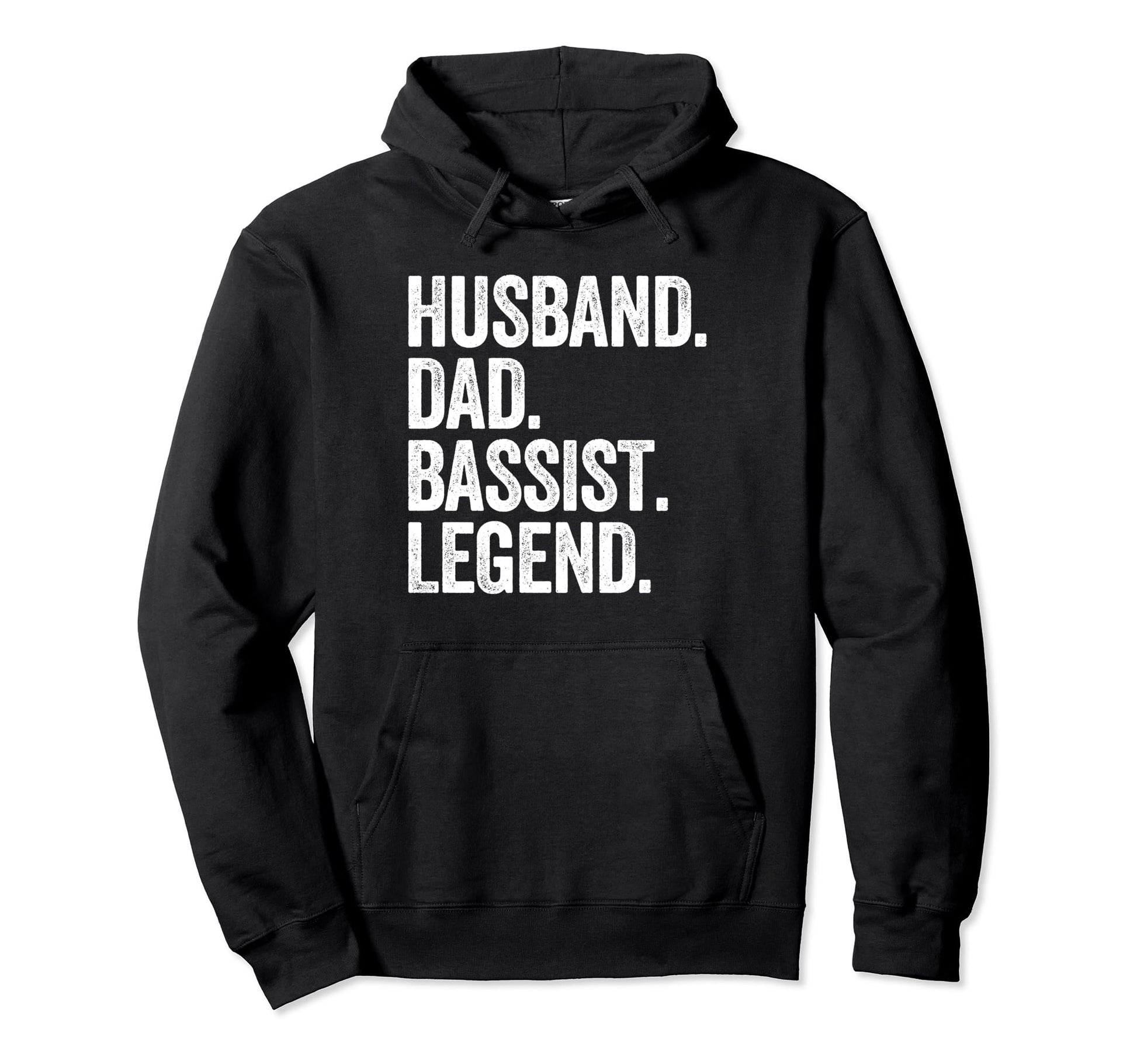 Husband Dad Bassist Funny Bass Guitar Hoodie - Aesthetic Graphic Men Women - T-Shirt, Sweatshirt, Hoodie