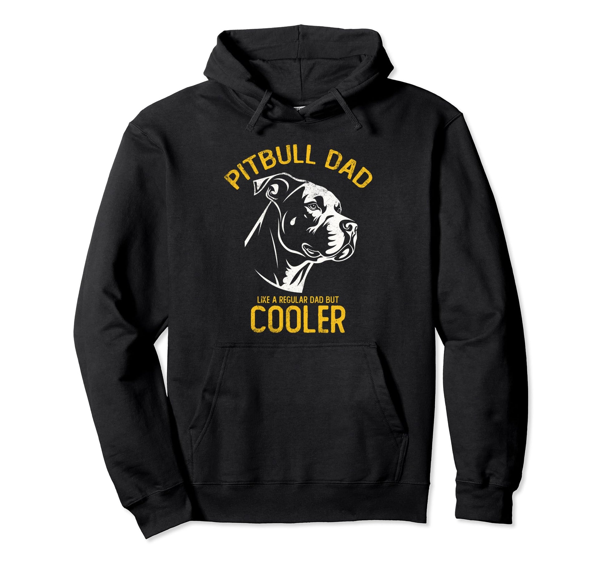 Pitbull Dad Like Regular Dad But Cooler Hoodie - Graphic Print Men Women - T-Shirt, Sweatshirt, Hoodie