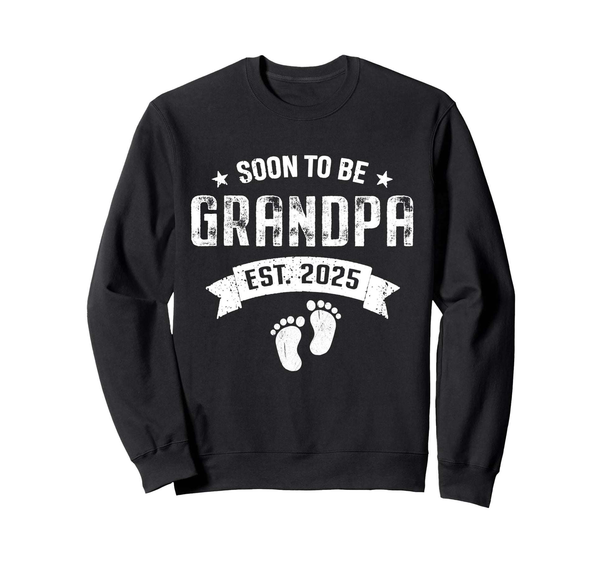 Soon To Be Grandpa Est 2025 Promoted To Sweatshirt - Unique Graphic Unisex - T-Shirt, Sweatshirt, Hoodie