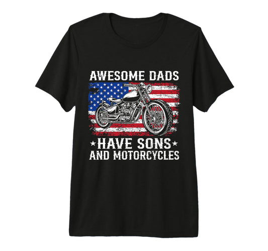 Awesome Dads Have Sons And T-Shirt - Minimalist Print for Adults - T-Shirt, Sweatshirt, Hoodie
