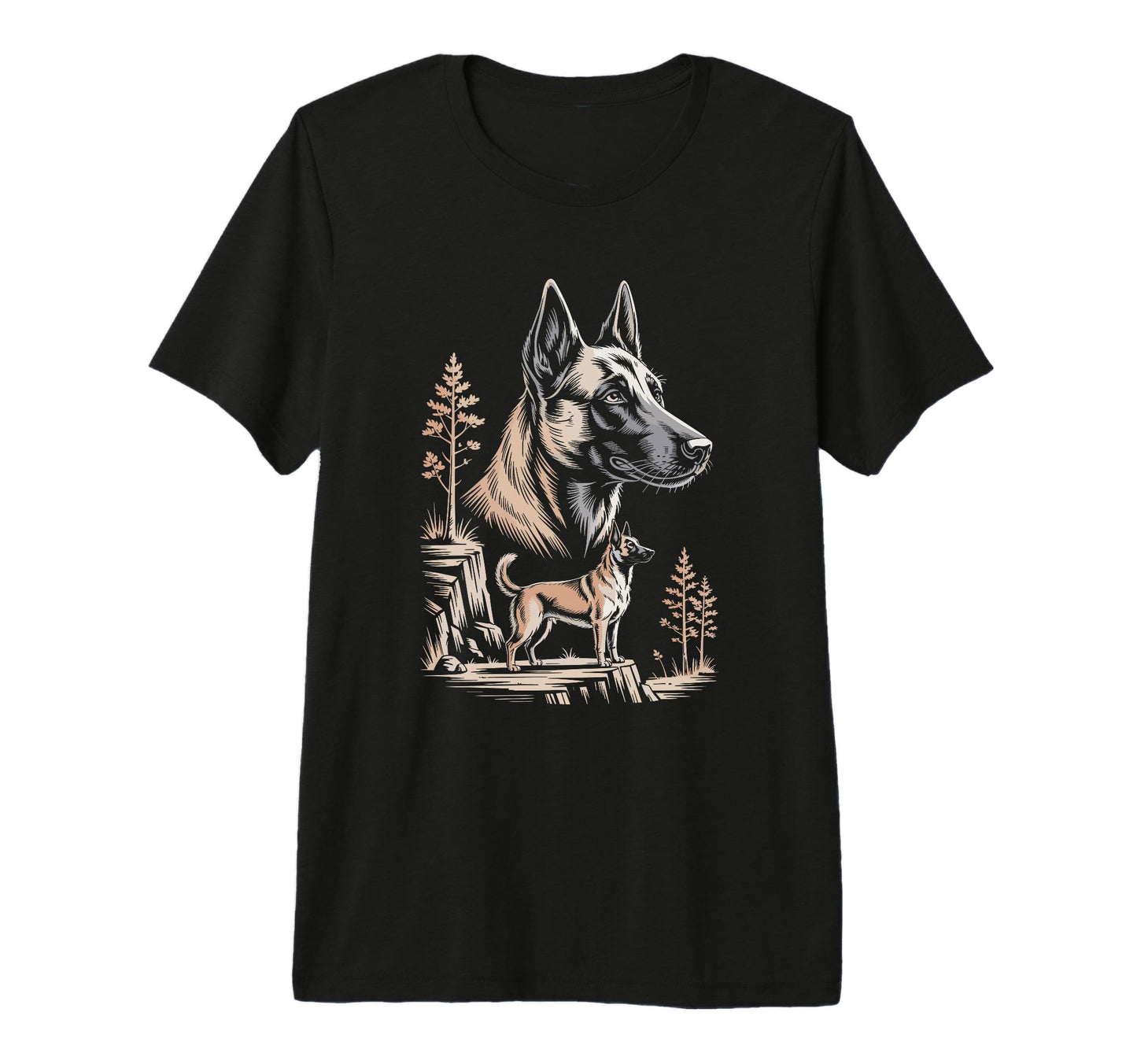 Mom Dad Belgian Malinois Dog Owner T-Shirt - Streetwear Style Unisex - T-Shirt, Sweatshirt, Hoodie