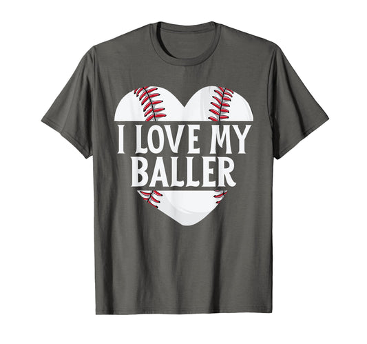Baseball Dad Fathers Day Gift I Love T-Shirt - Trendy Graphic for Adults - T-Shirt, Sweatshirt, Hoodie