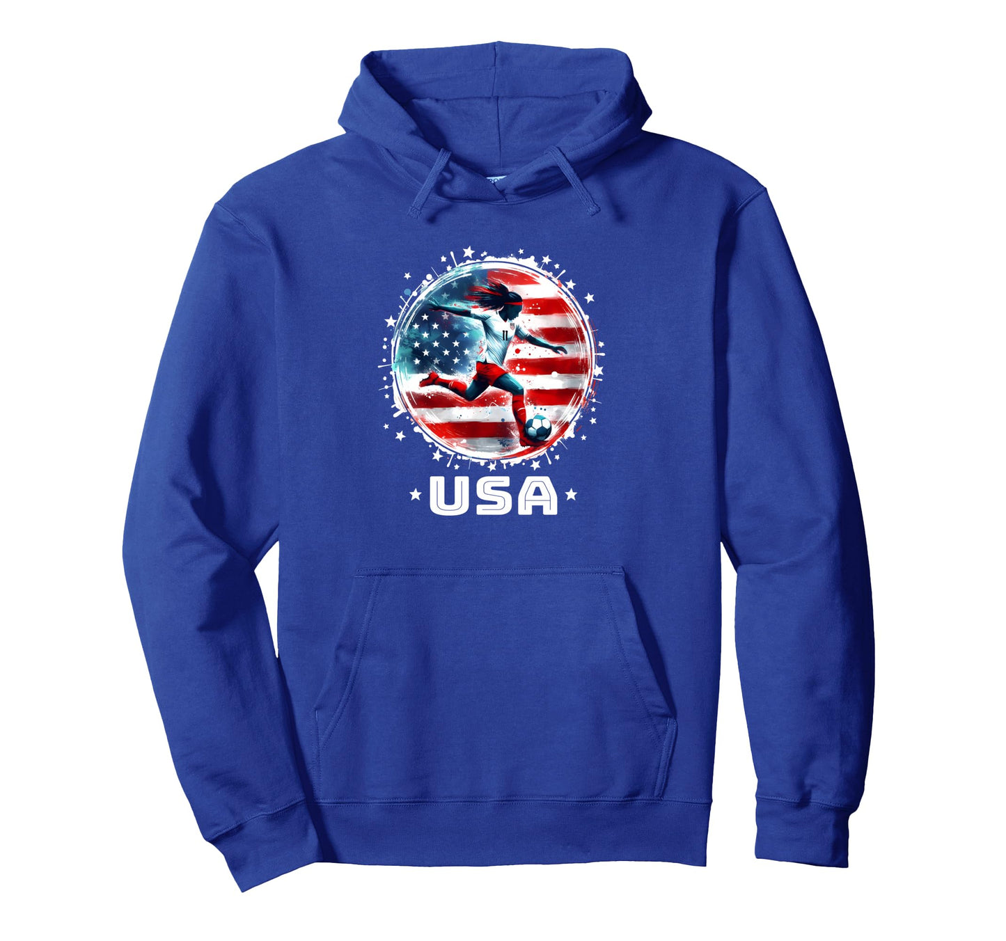 Soccer Mom American Flag Soccer Dad Hoodie - Streetwear Style Men Women - T-Shirt, Sweatshirt, Hoodie