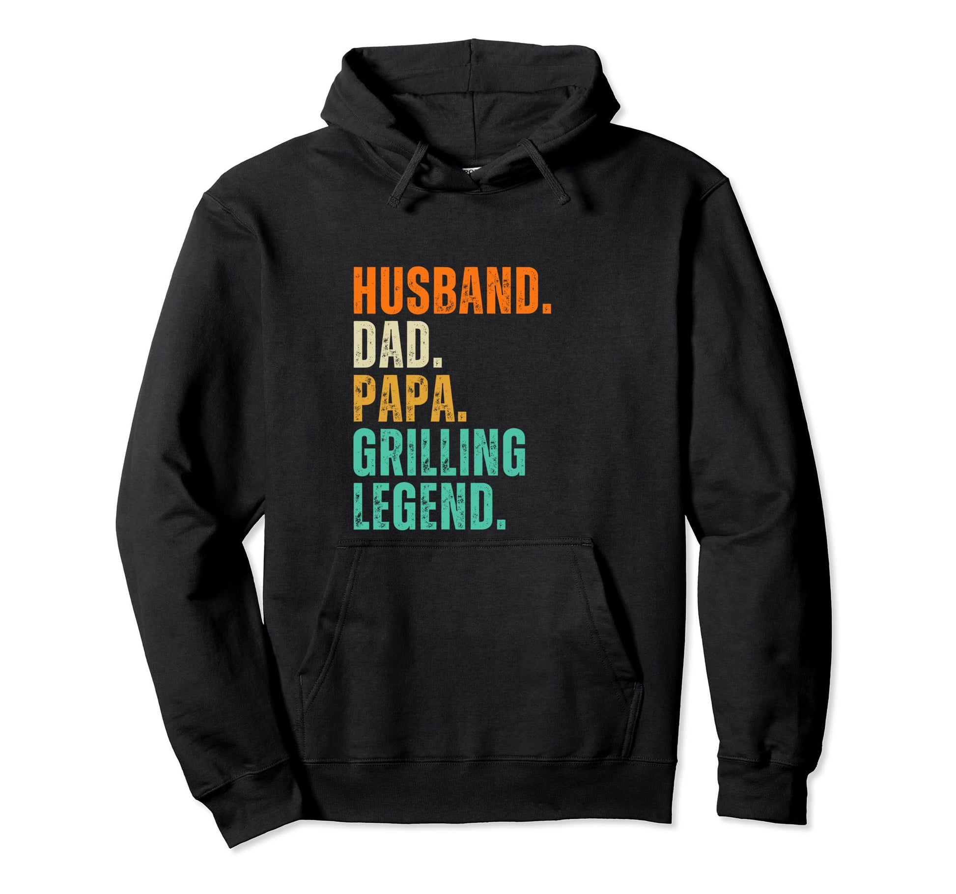 Husband Dad Papa Grilling Legend Funny Bbq Hoodie - Trendy Graphic Unisex - T-Shirt, Sweatshirt, Hoodie