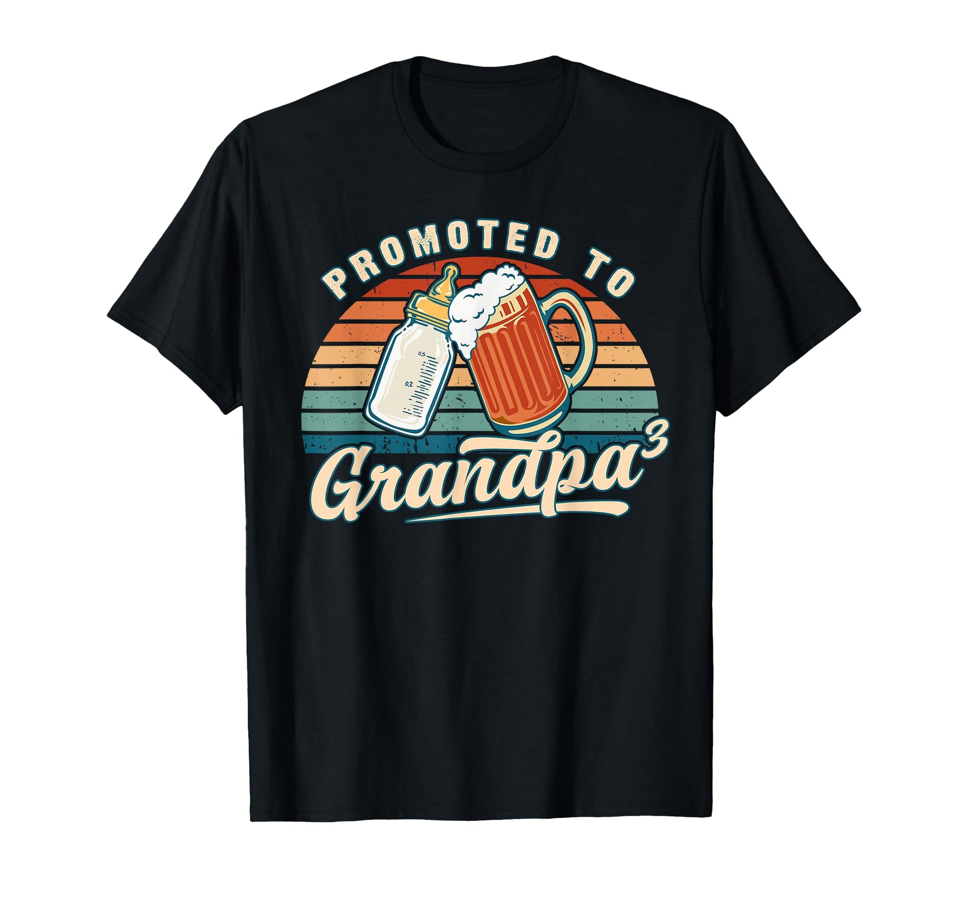 Promoted To Grandpa 3 Reveal T-Shirt - Graphic Print for Adults - T-Shirt, Sweatshirt, Hoodie