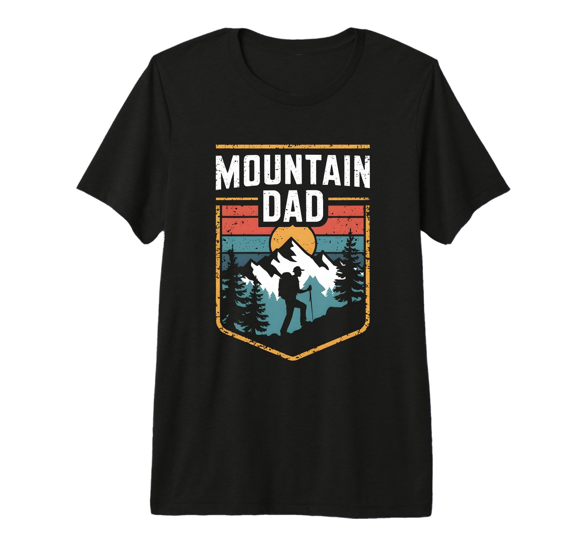 Hiking Mountain Dad Trailing Nature T-Shirt - Aesthetic Graphic Unisex - T-Shirt, Sweatshirt, Hoodie