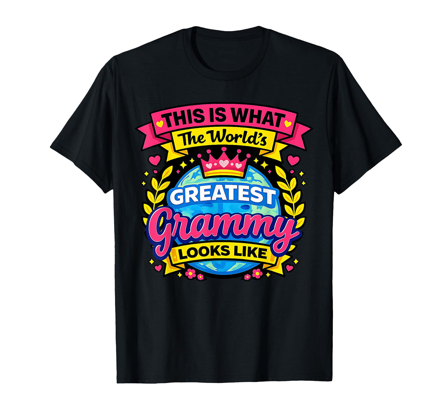 Worlds Cutest And Greatest Grammy Best T-Shirt - Novelty Apparel Unisex - T-Shirt, Sweatshirt, Hoodie