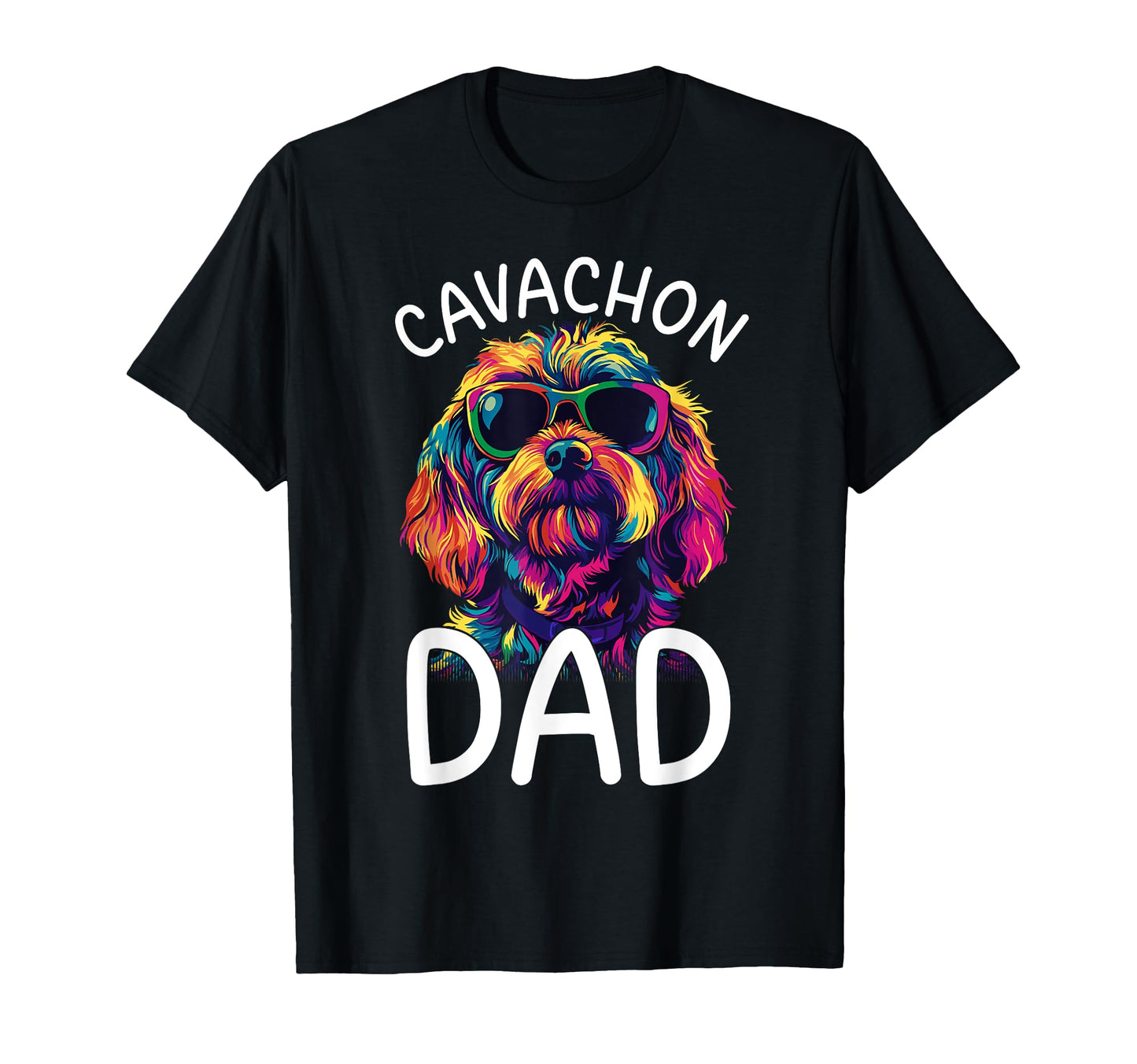 Cavachon Lovers Colorful Pop Art T-Shirt - Casual Everyday Wear for Adults - T-Shirt, Sweatshirt, Hoodie