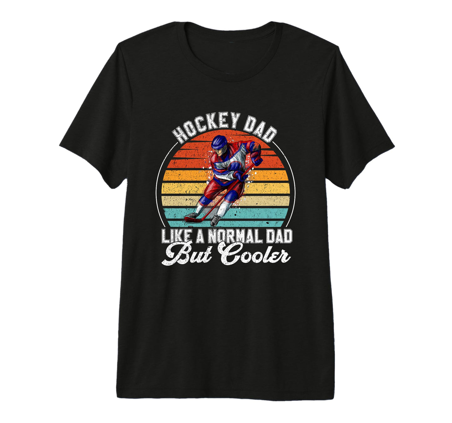 Hockey Dad Hockey Player Gift Hockey T-Shirt - Aesthetic Graphic Men Women - T-Shirt, Sweatshirt, Hoodie