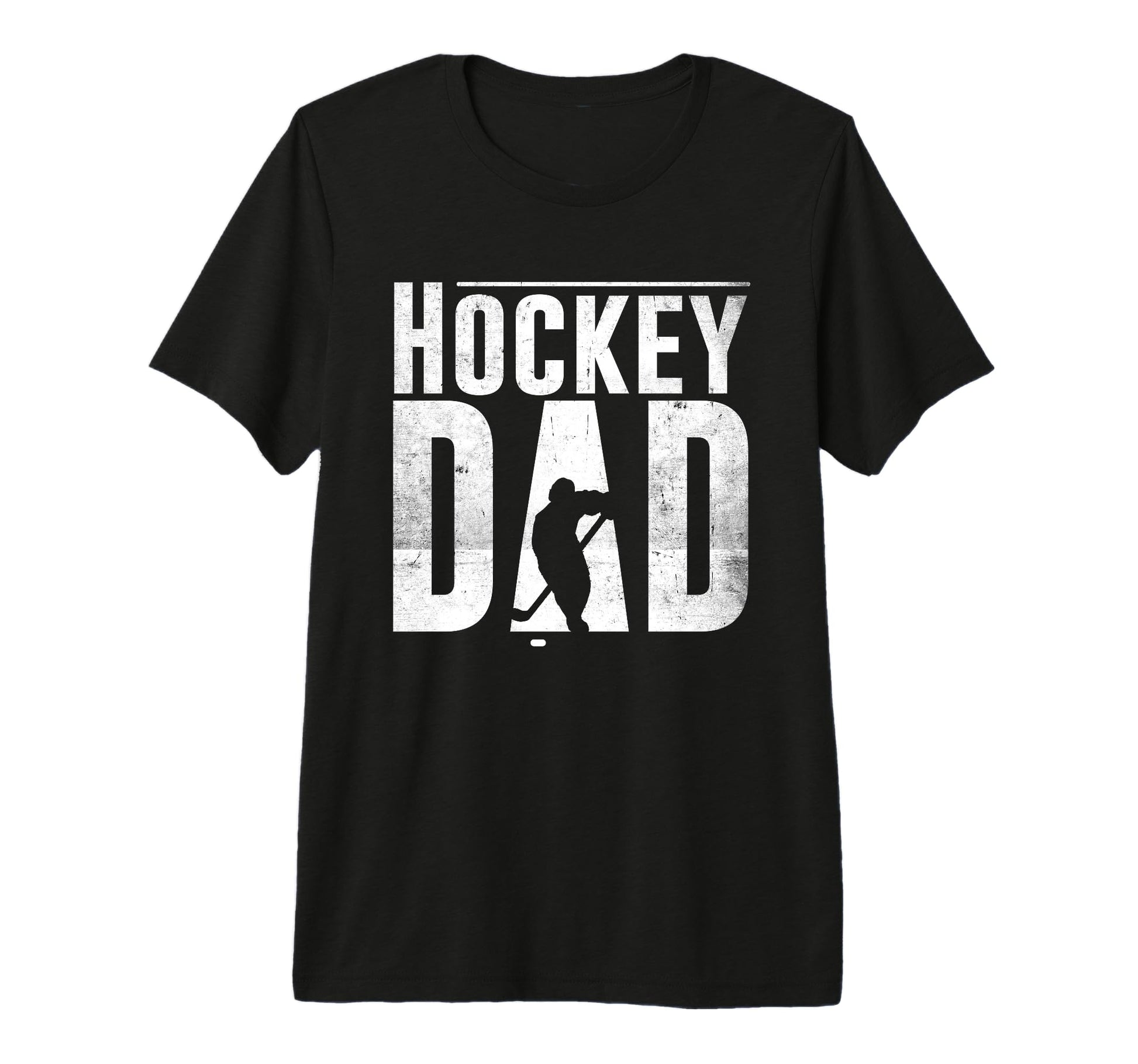 Mens Hockey Dad Hockey Silhouette Gift T-Shirt - Graphic Print for Adults - T-Shirt, Sweatshirt, Hoodie