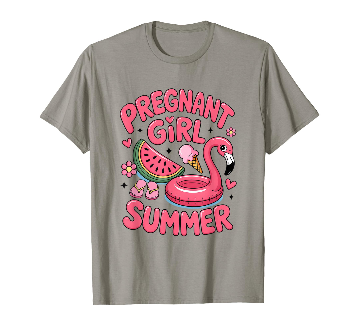 Pregnant Summer Pregnancy Announcement T-Shirt - Trendy Graphic Men Women - T-Shirt, Sweatshirt, Hoodie
