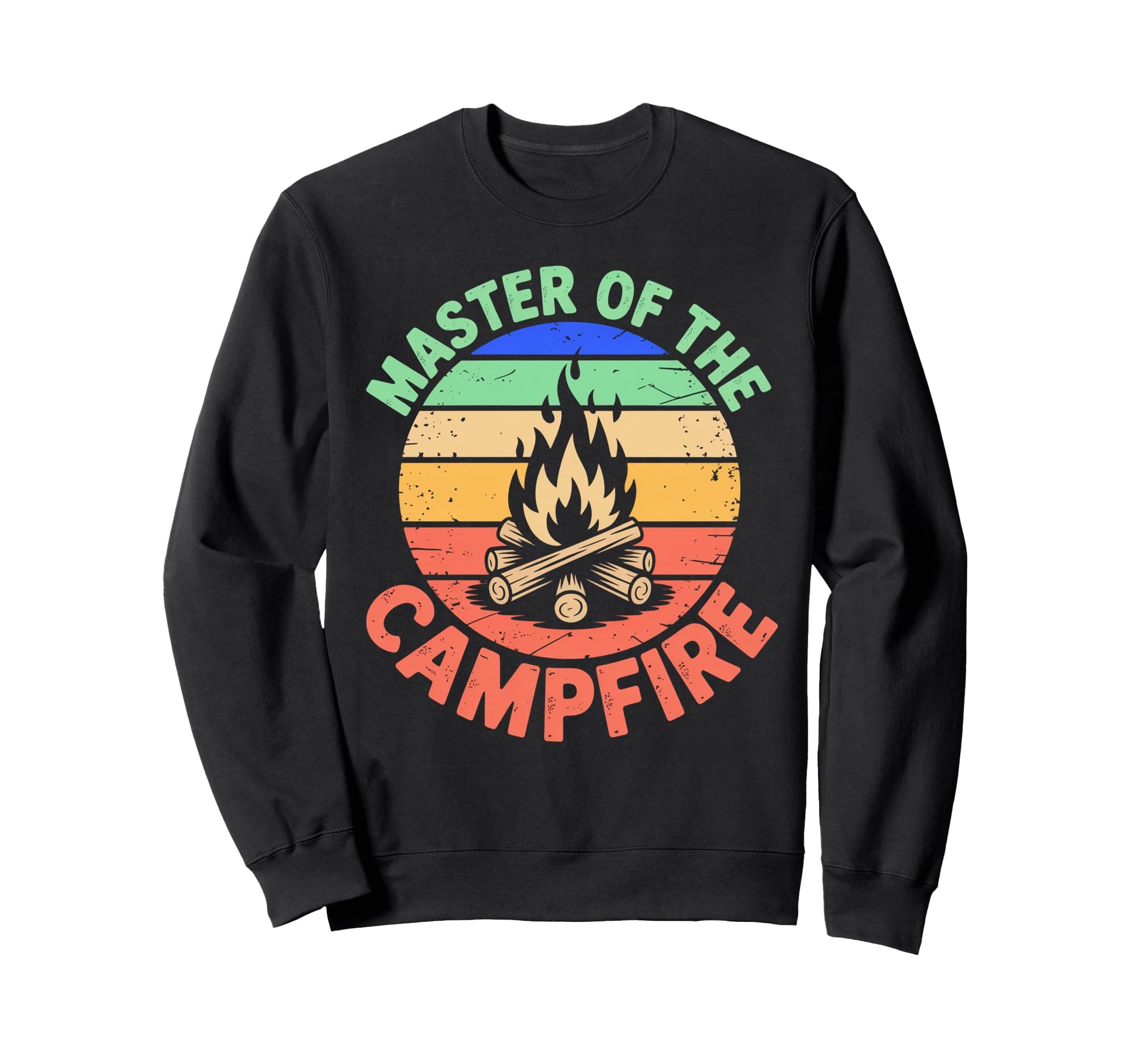 Master Campfire Dad Camping Gifts Sweatshirt - Unique Graphic Men Women - T-Shirt, Sweatshirt, Hoodie