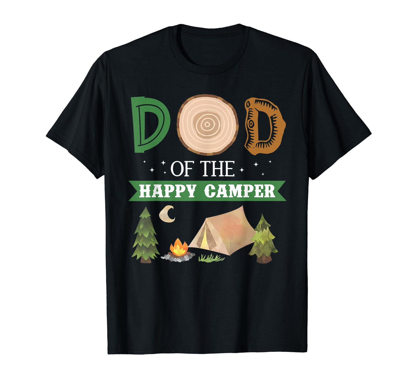 Dad Happy Camper 1St Bday Camping Trip T-Shirt - Trendy Graphic Men Women - T-Shirt, Sweatshirt, Hoodie