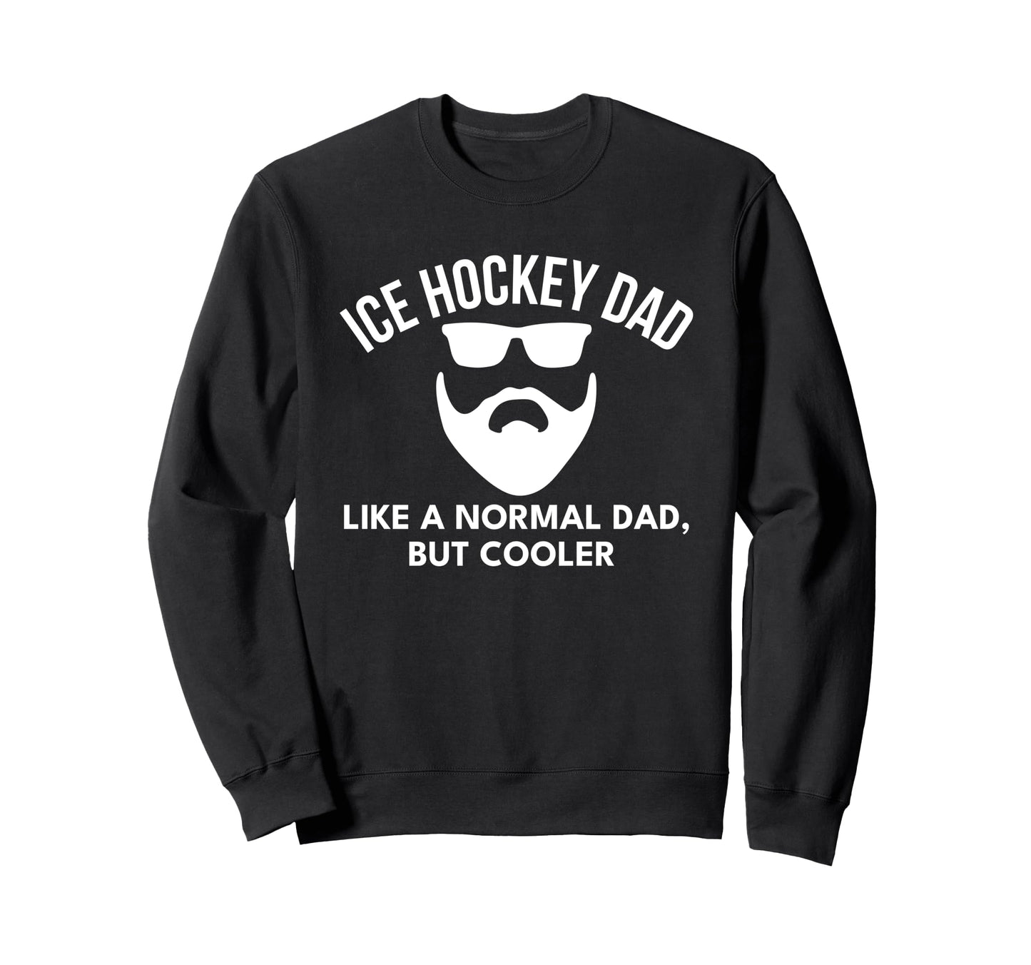 Ice Hockey Dad Bearded T-Shirt - Unique Graphic for Adults - T-Shirt, Sweatshirt, Hoodie