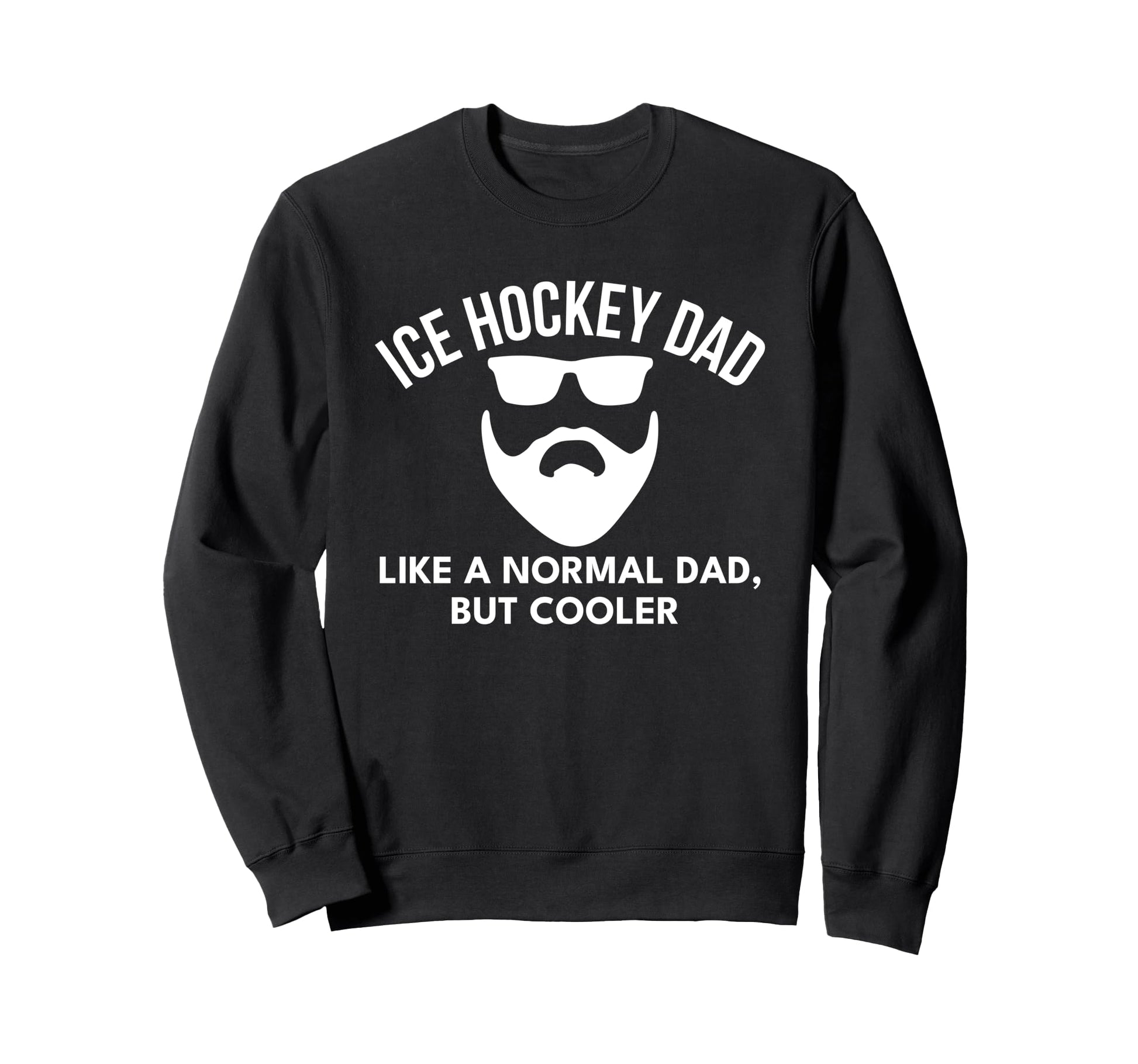 Ice Hockey Dad Bearded T-Shirt - Unique Graphic for Adults - T-Shirt, Sweatshirt, Hoodie