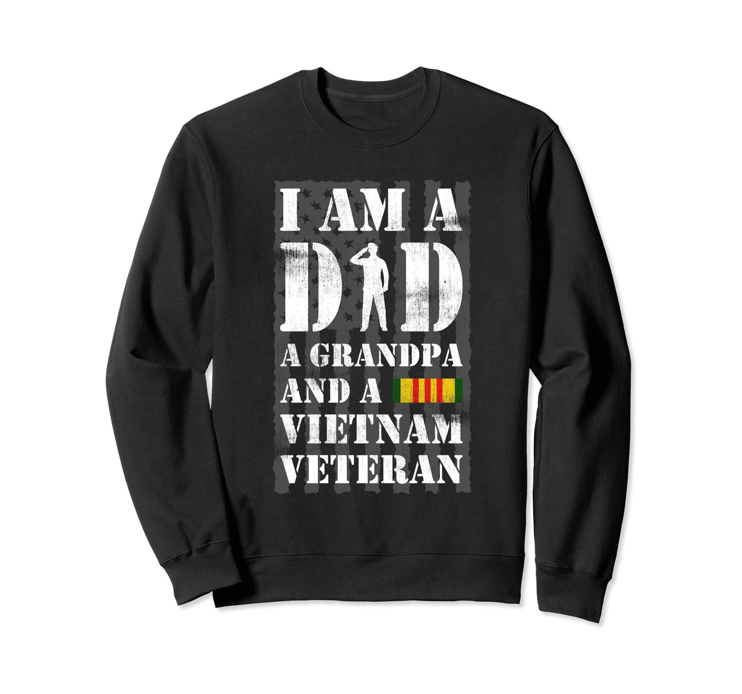 Grandpa Is Hero Gifts Veterans Dads Sweatshirt - Graphic Print Unisex - T-Shirt, Sweatshirt, Hoodie