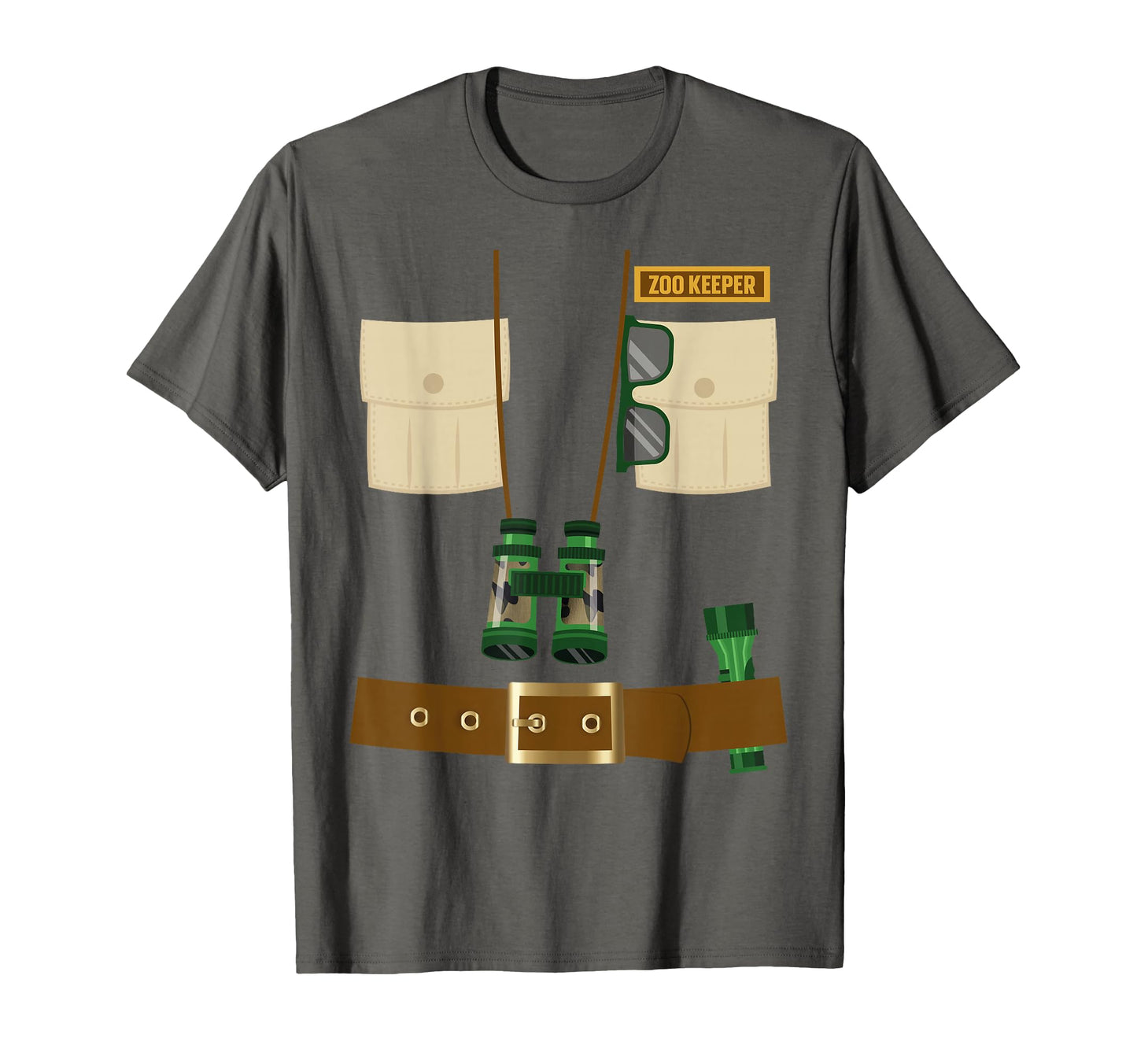 Zoo Keeper Halloween Costume Diy Gift T-Shirt - Fun Novelty Design Unisex - T-Shirt, Sweatshirt, Hoodie