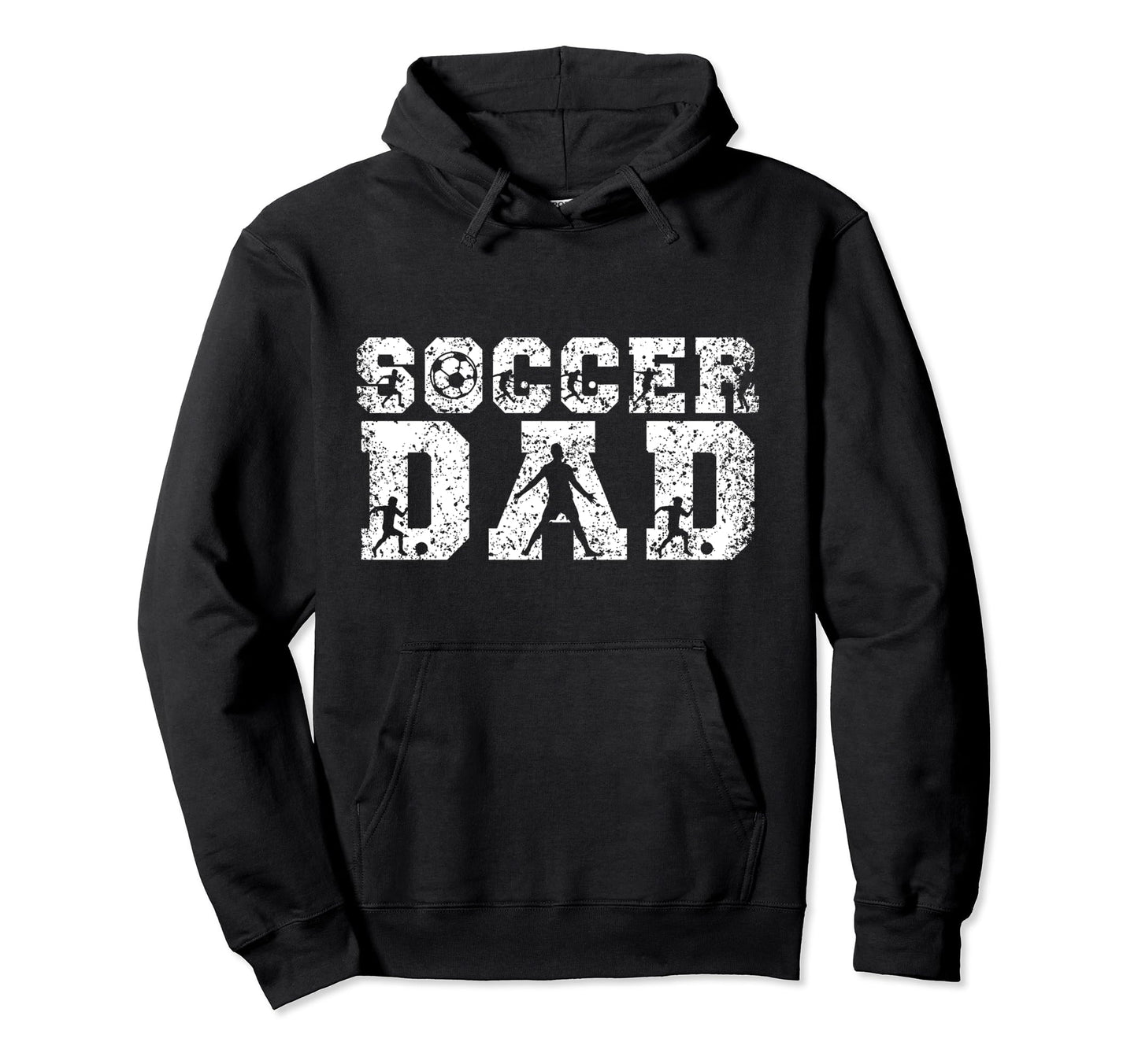 Soccer Dad Father Player Daddy Papa Hoodie - Aesthetic Graphic Men Women - T-Shirt, Sweatshirt, Hoodie