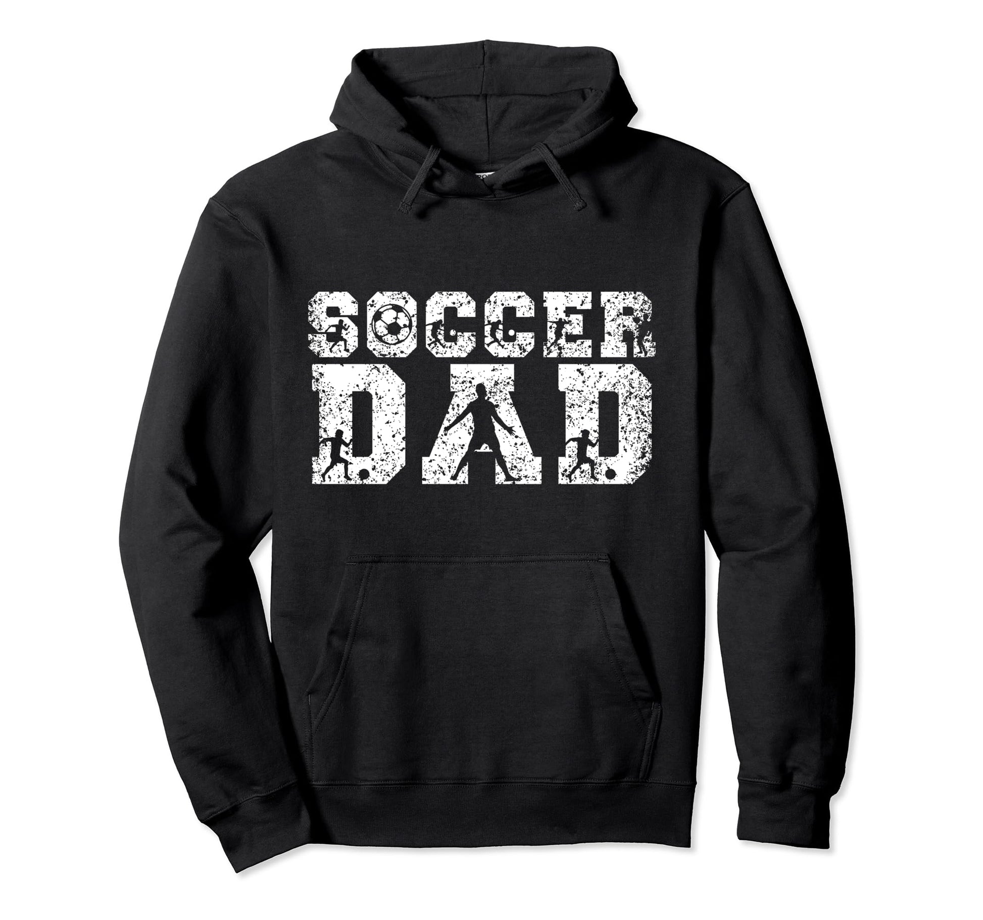 Soccer Dad Father Player Daddy Papa Hoodie - Aesthetic Graphic Men Women - T-Shirt, Sweatshirt, Hoodie