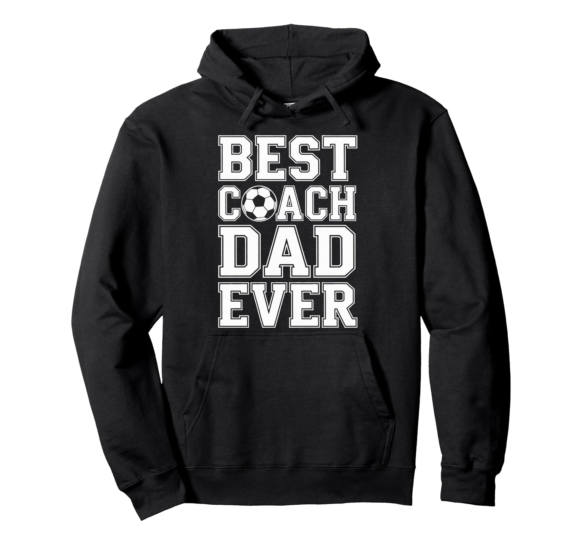 Soccer Champion Best Coach Dad Ever Hoodie - Fun Novelty Design for Adults - T-Shirt, Sweatshirt, Hoodie