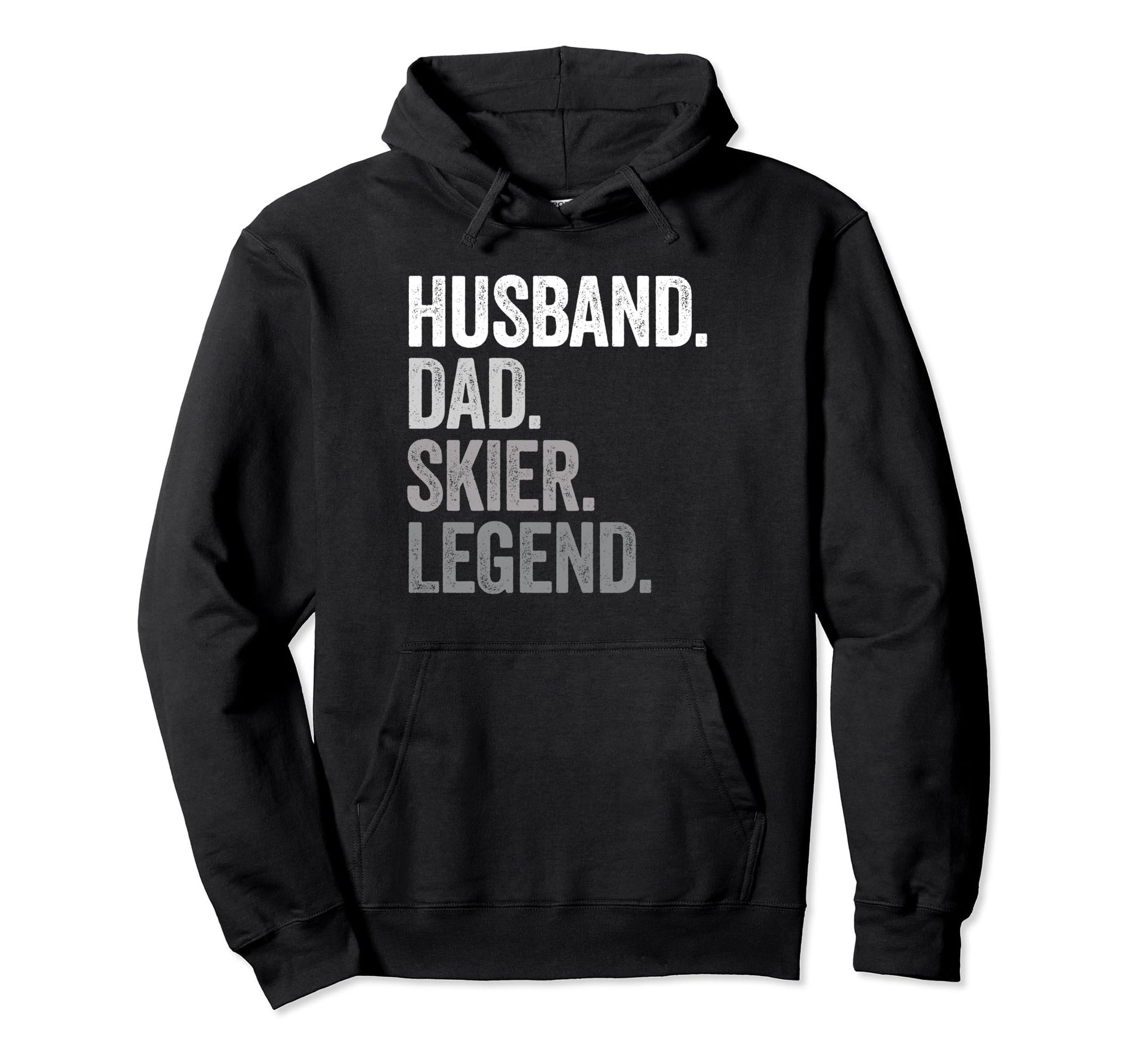 Husband Dad Skier Funny Skiing Ski Hoodie - Unique Graphic Unisex - T-Shirt, Sweatshirt, Hoodie