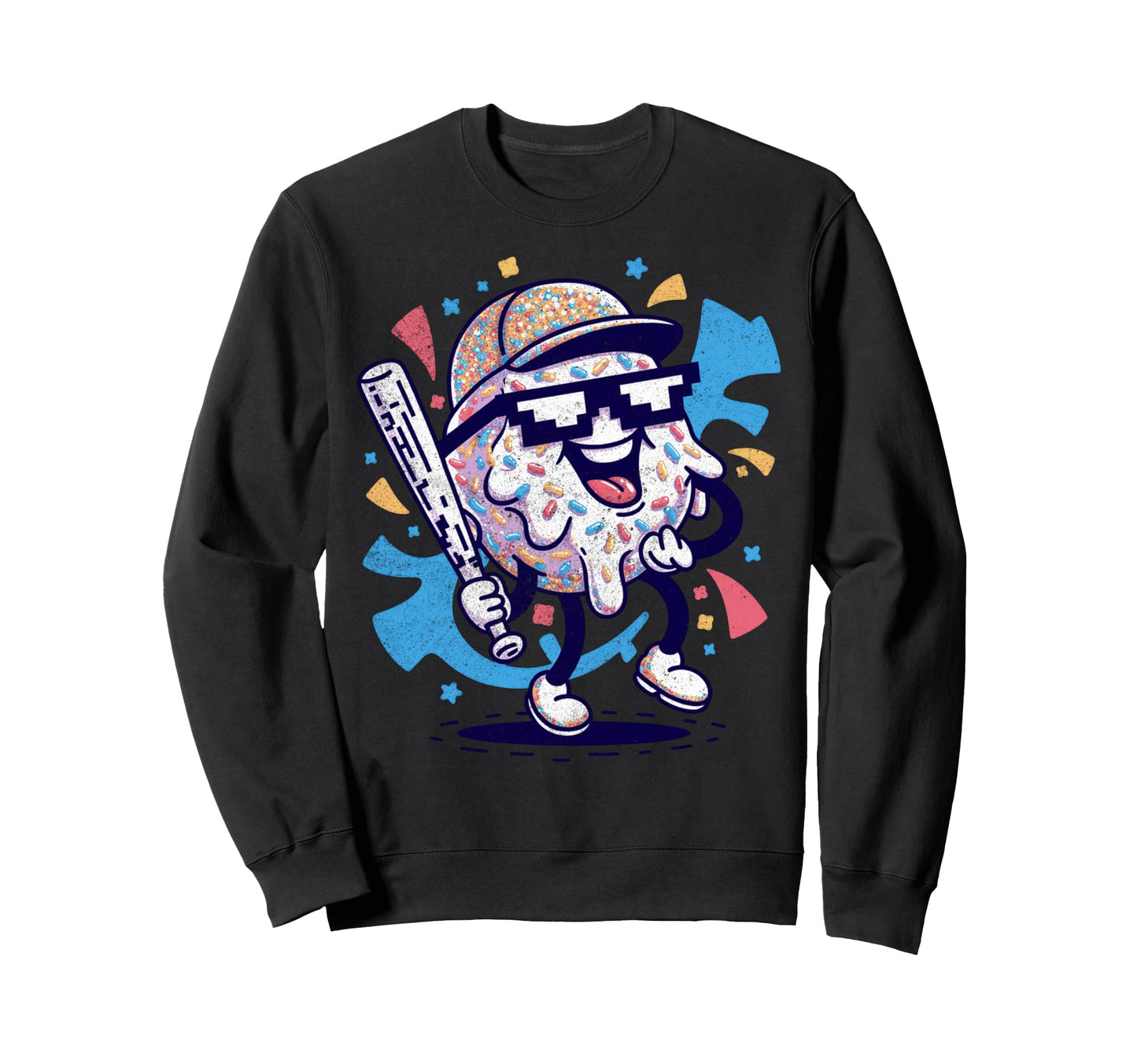Baseball Drip Gamer Gifts T-Shirt - Casual Everyday Wear Men Women - T-Shirt, Sweatshirt, Hoodie