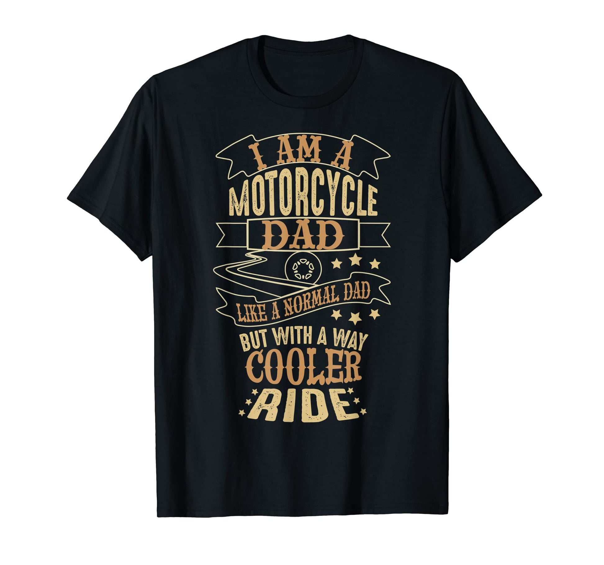 Mens Motorcycle Dad Funny Biker T-Shirt - Custom Art Print for Adults - T-Shirt, Sweatshirt, Hoodie