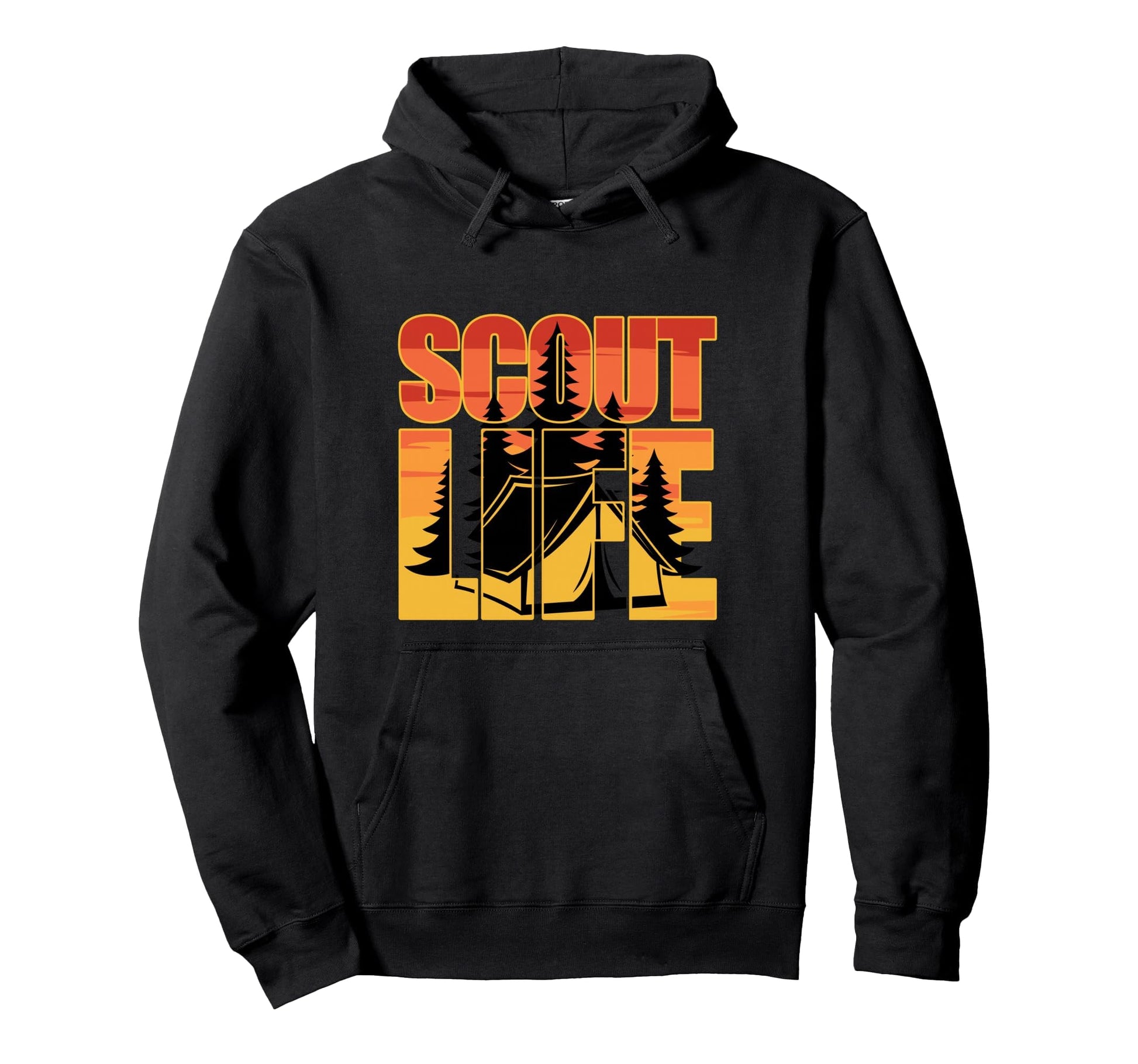 Scout Life Scouting Leader And Club Hoodie - Trendy Graphic for Adults - T-Shirt, Sweatshirt, Hoodie