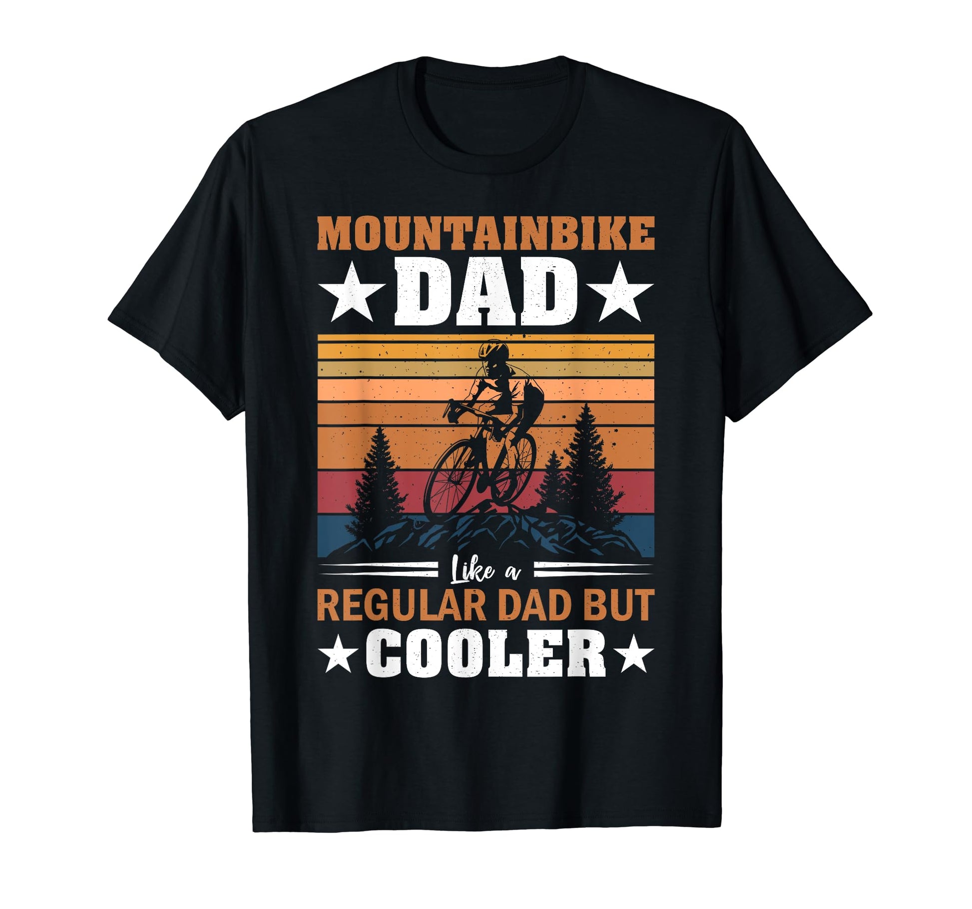 Mountain Bike Dad Cyclist Bicycle T-Shirt - Aesthetic Graphic Men Women - T-Shirt, Sweatshirt, Hoodie