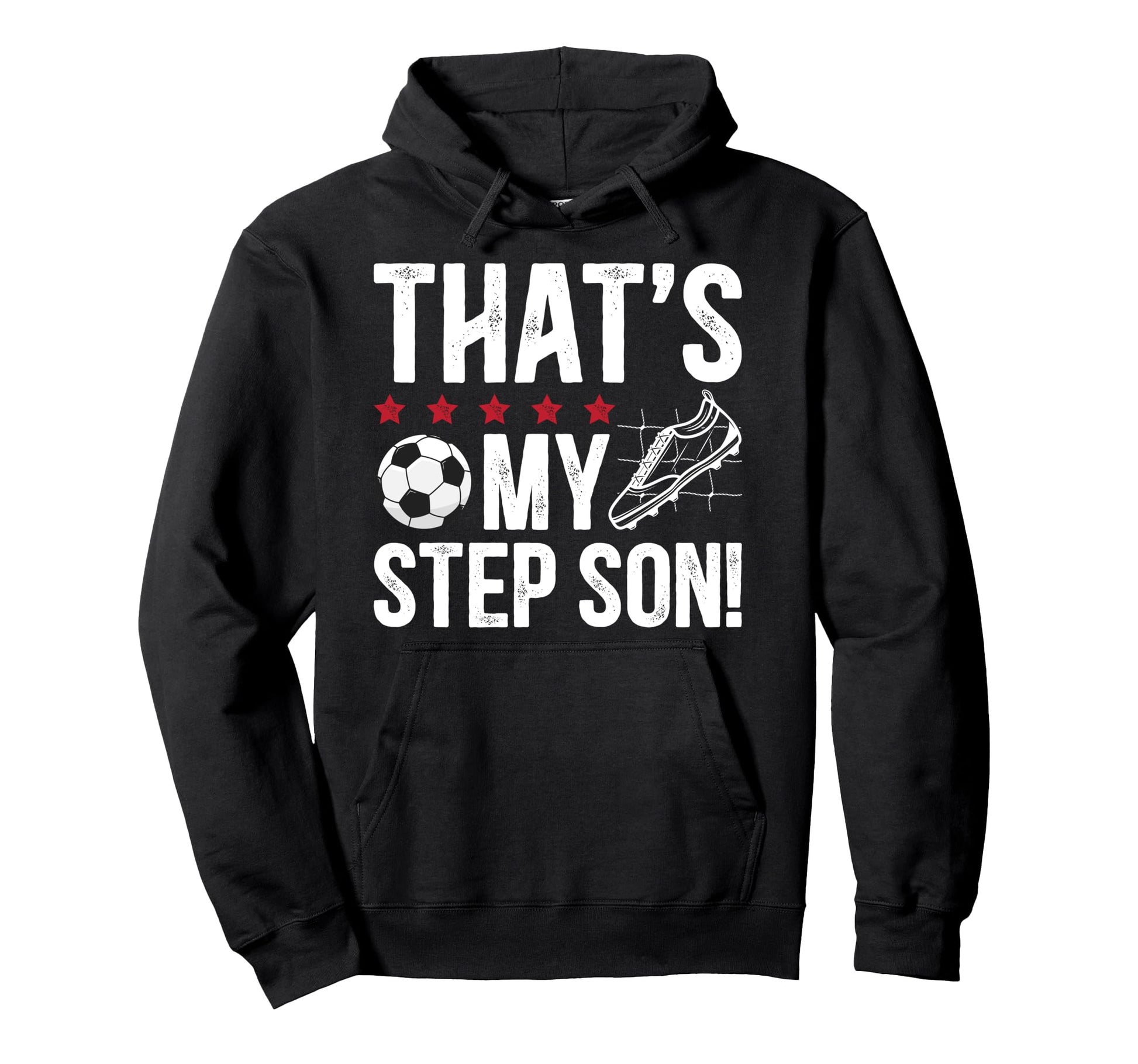 Proud Soccer Step Dad Soccer Player Hoodie - Novelty Apparel Unisex - T-Shirt, Sweatshirt, Hoodie