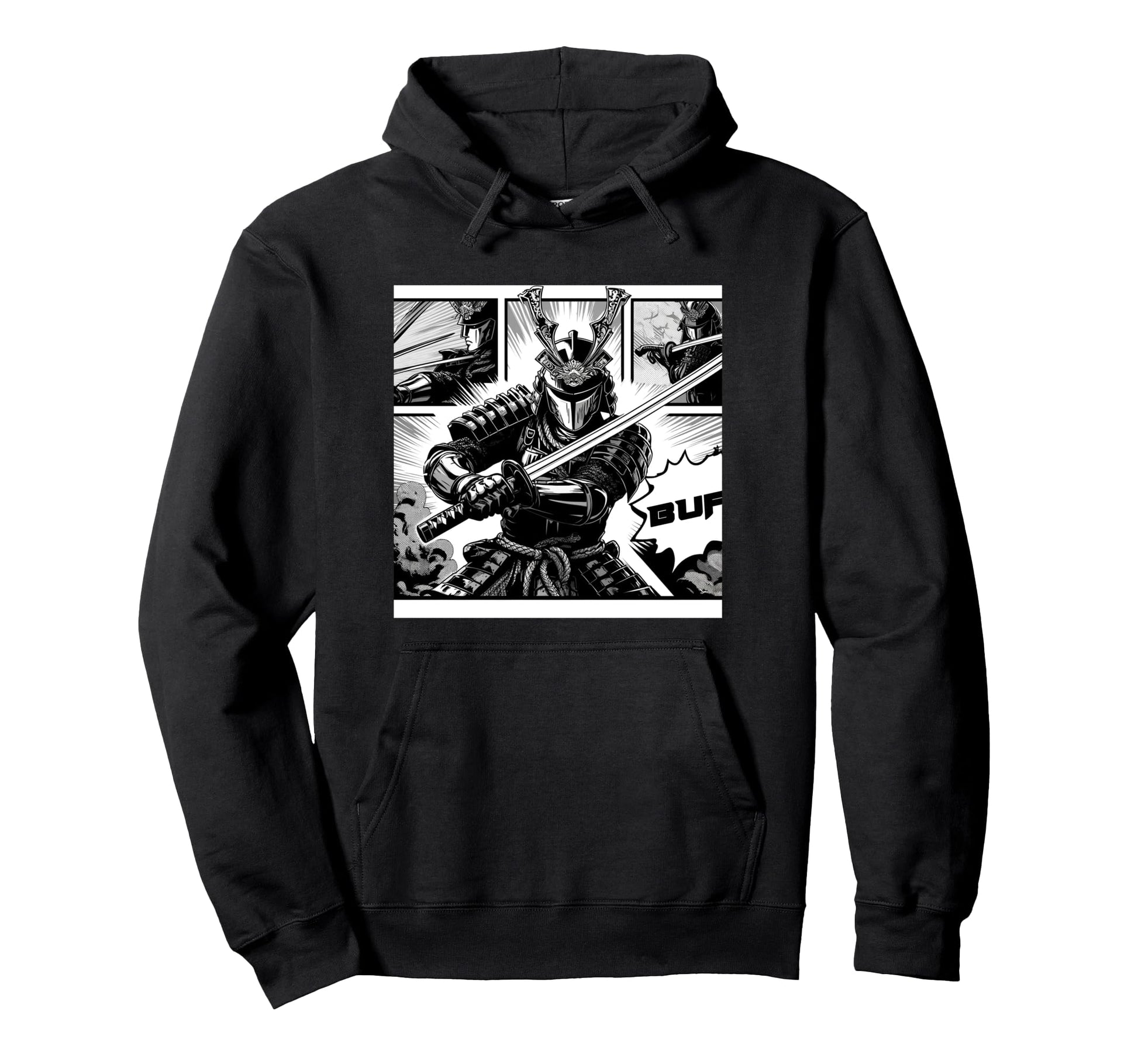 Japanese Fighters Battling Pop Art Hoodie - Streetwear Style Unisex - T-Shirt, Sweatshirt, Hoodie
