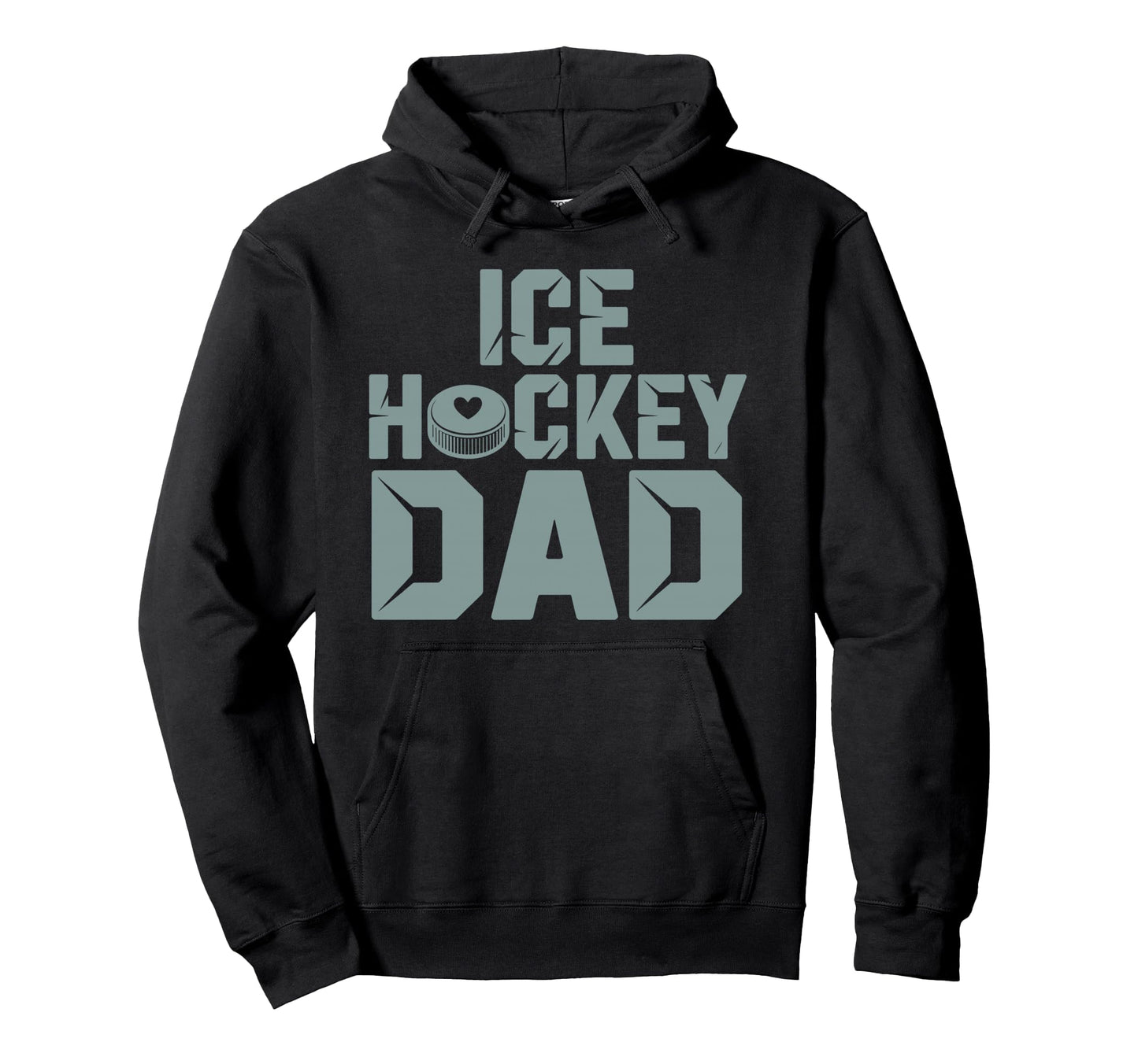 Ice Hockey Dad Father Ice Hockey Player Ice Hoodie - Graphic Print Unisex - T-Shirt, Sweatshirt, Hoodie