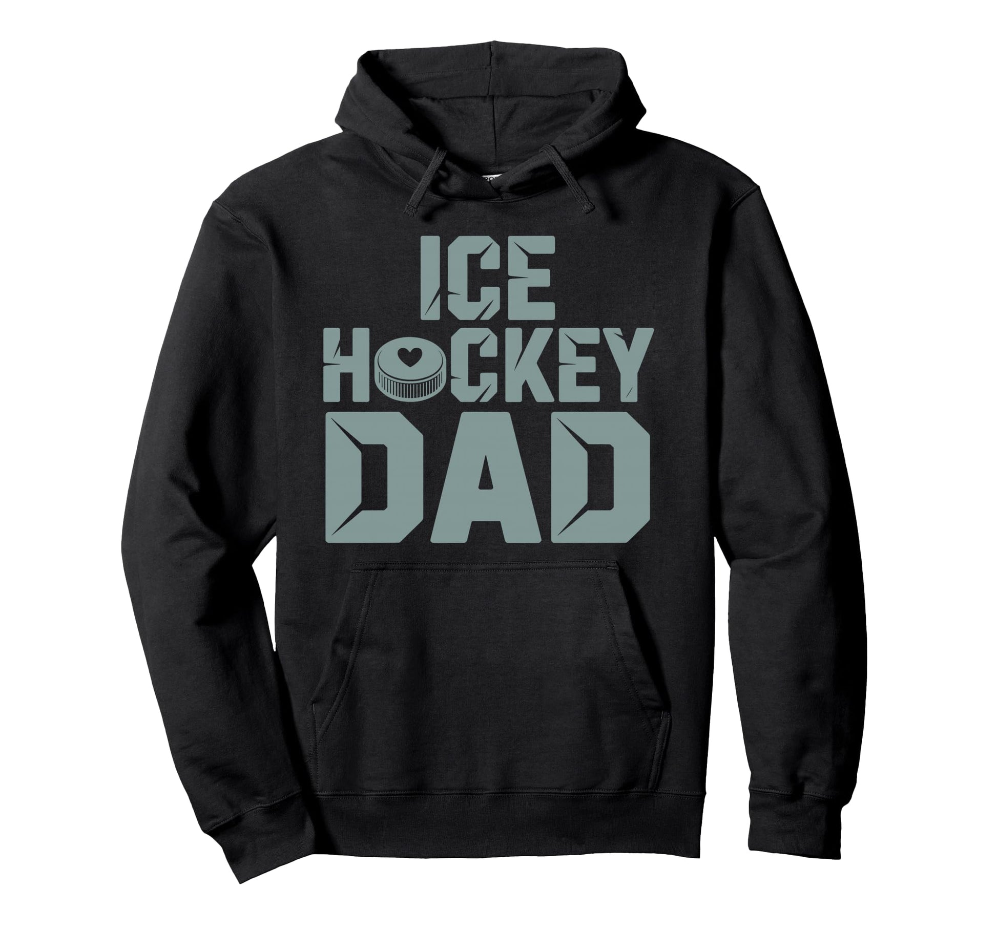 Ice Hockey Dad Father Ice Hockey Player Ice Hoodie - Graphic Print Unisex - T-Shirt, Sweatshirt, Hoodie
