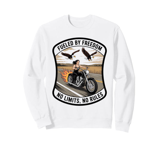 Biker Motorbiker Motorcyclist Dirt Sweatshirt - Custom Art Print Unisex - T-Shirt, Sweatshirt, Hoodie