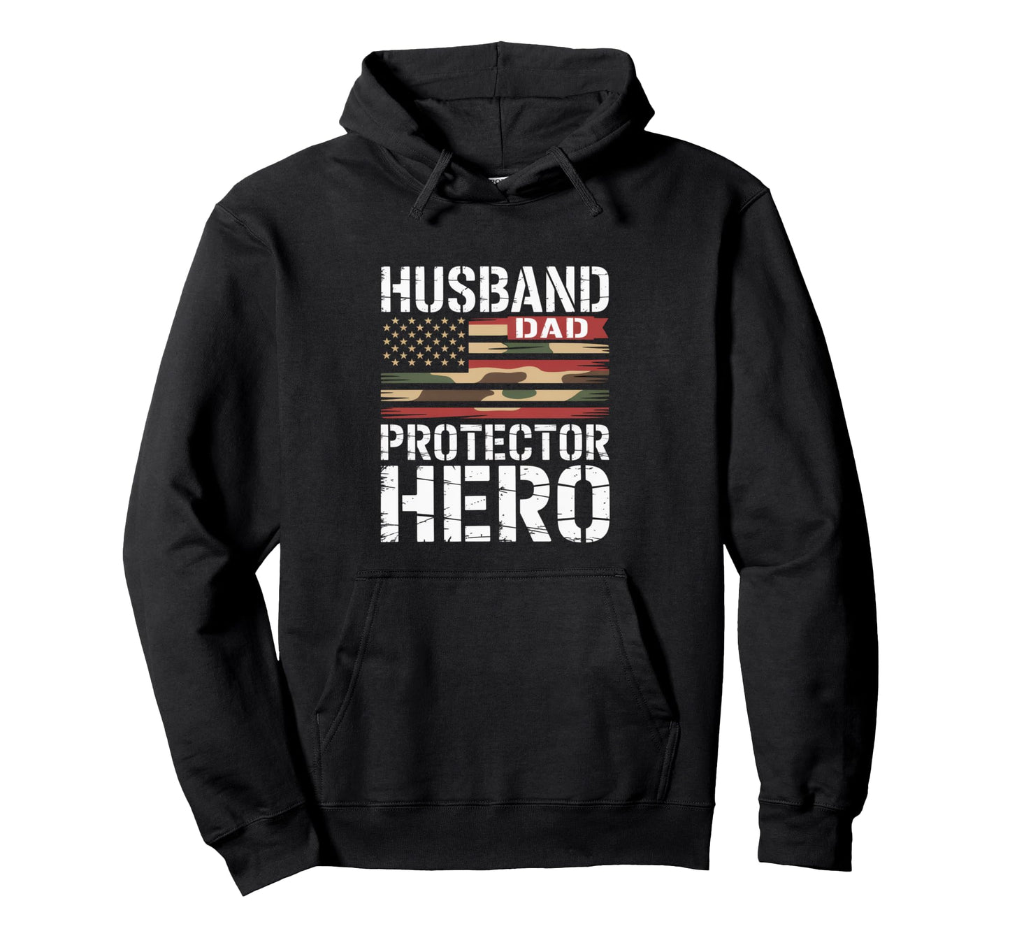 Usa Flag Meme Dad Hero Military Pride Hoodie - Fun Novelty Design Unisex - T-Shirt, Sweatshirt, Hoodie