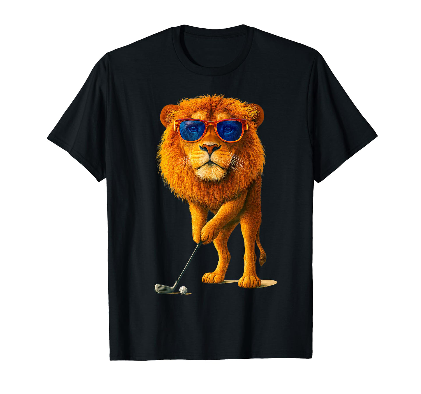 Lion S Golf Halloween Golfer Golf T-Shirt - Aesthetic Graphic for Adults - T-Shirt, Sweatshirt, Hoodie