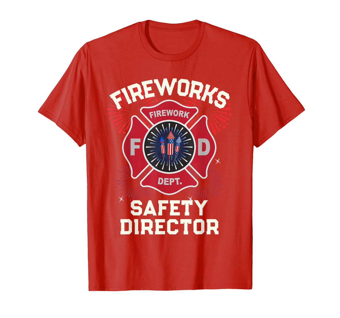 Firework Safety Director Flag 4Th July Boom T-Shirt - Graphic Print Unisex - T-Shirt, Sweatshirt, Hoodie