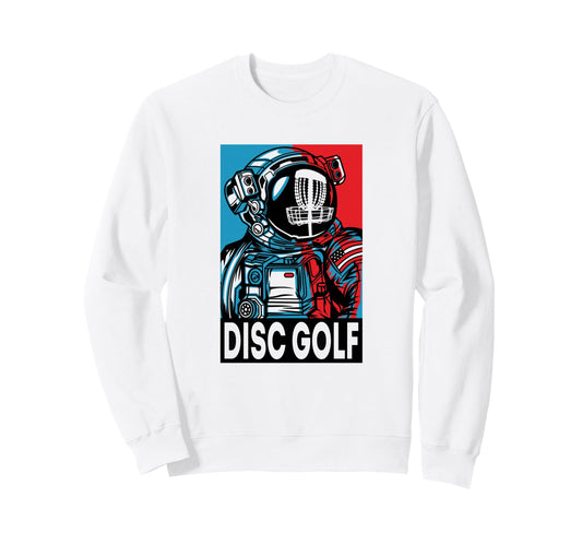Astronaut Disc Golf Basket Sweatshirt - Casual Everyday Wear for Adults - T-Shirt, Sweatshirt, Hoodie