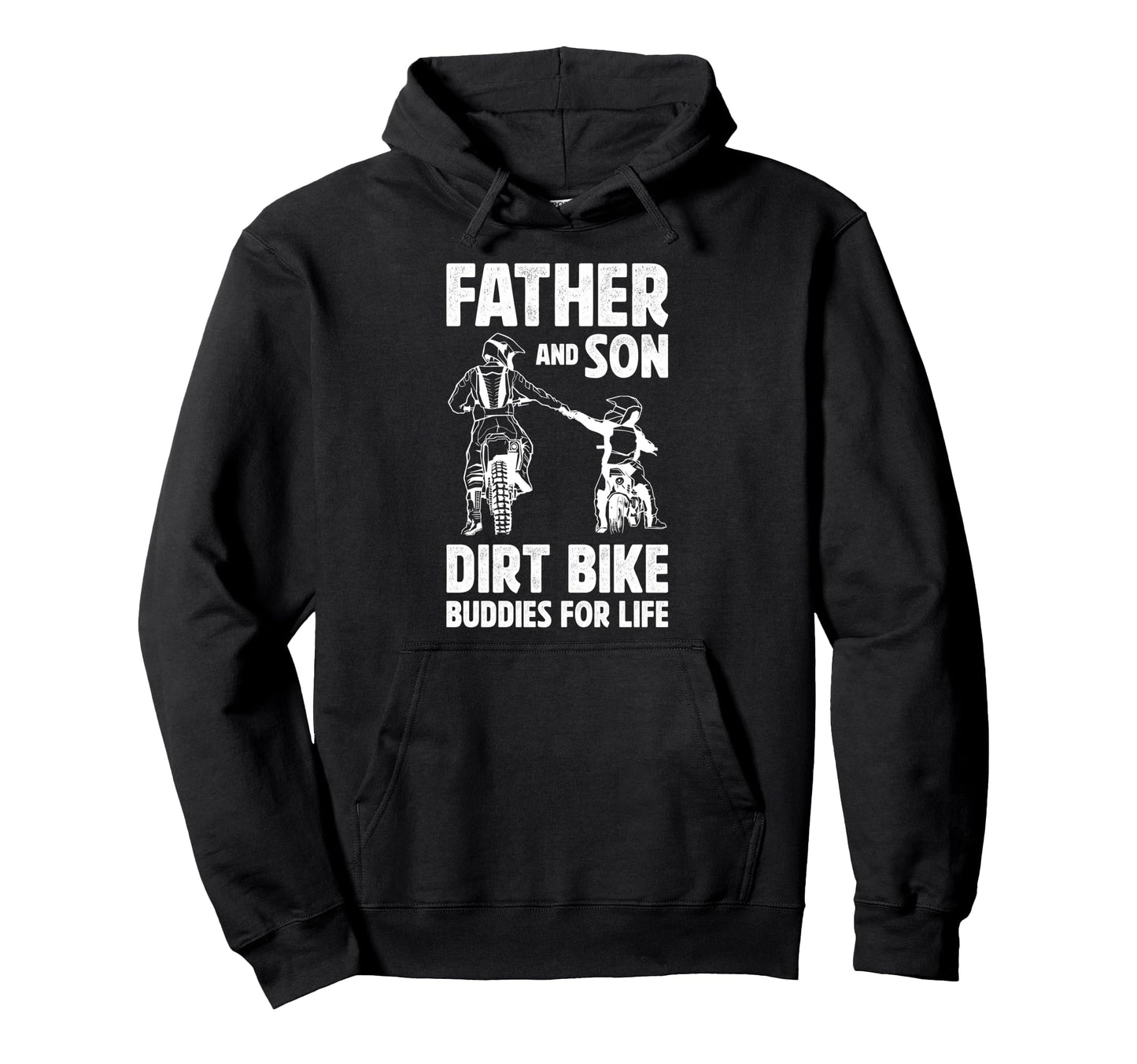 Dirt Bike Father And Son Dirt Bike Hoodie - Aesthetic Graphic for Adults - T-Shirt, Sweatshirt, Hoodie