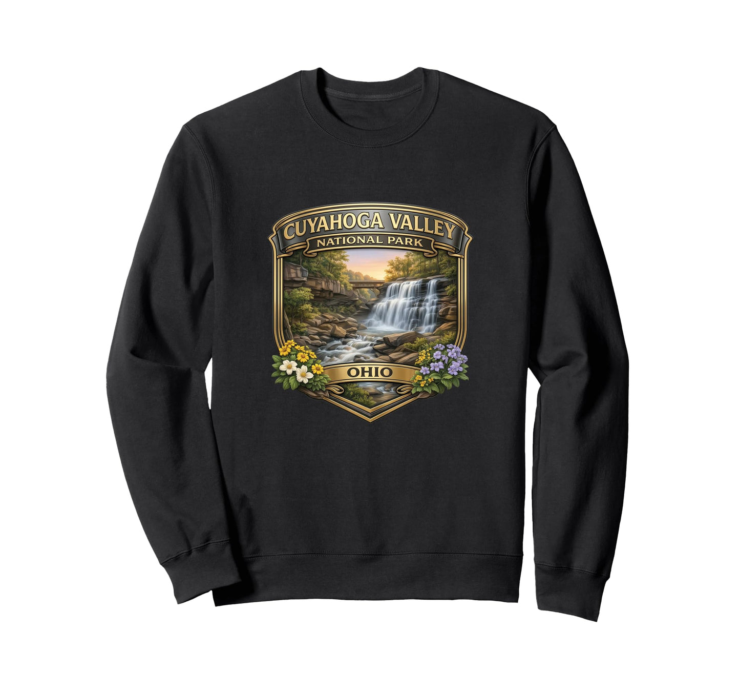 Cuyahoga Valley National Park Ohio Sweatshirt - Minimalist Print Unisex - T-Shirt, Sweatshirt, Hoodie