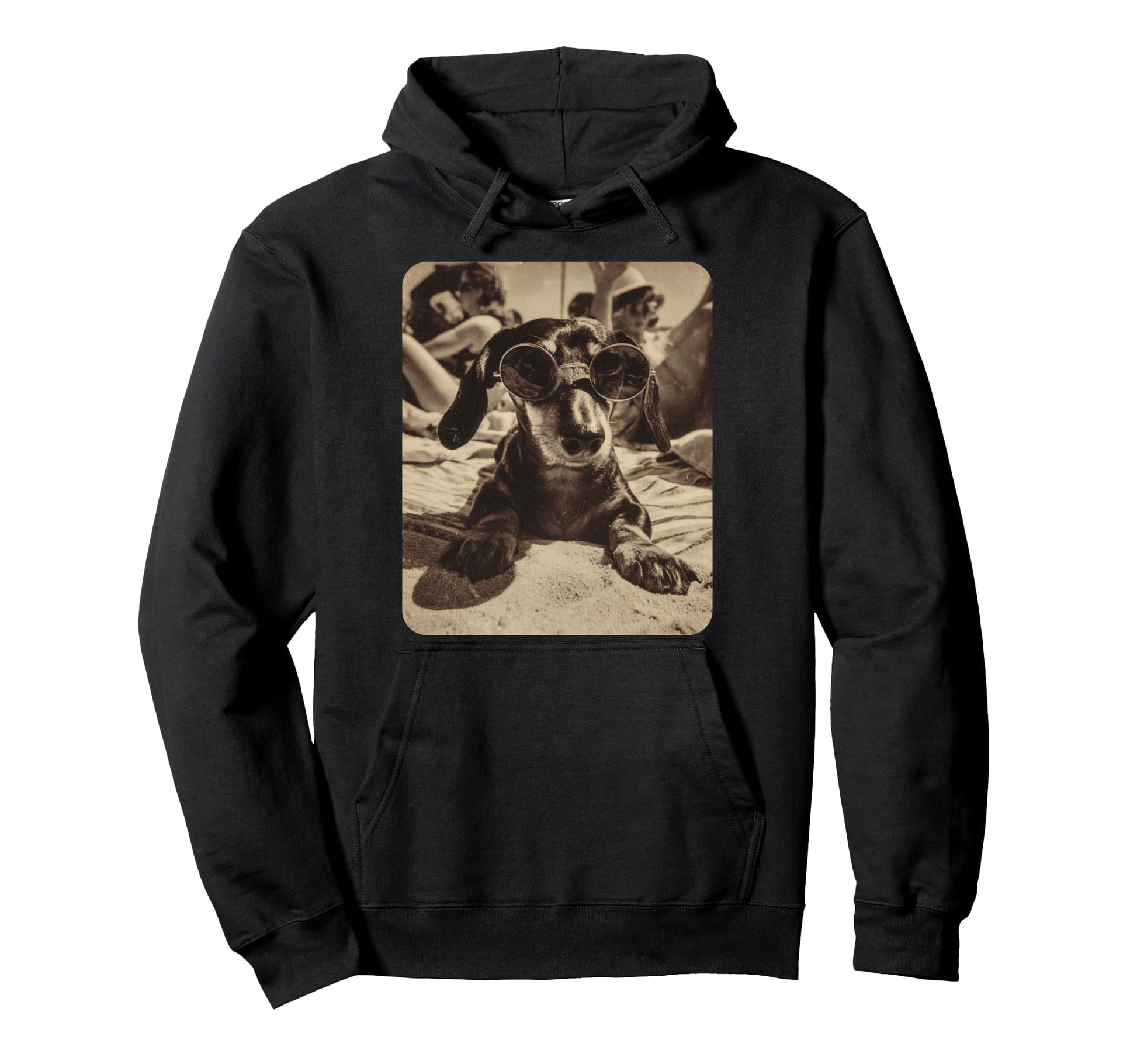 Dachshund Funny Dog Meme Hoodie - Minimalist Print for Adults - T-Shirt, Sweatshirt, Hoodie