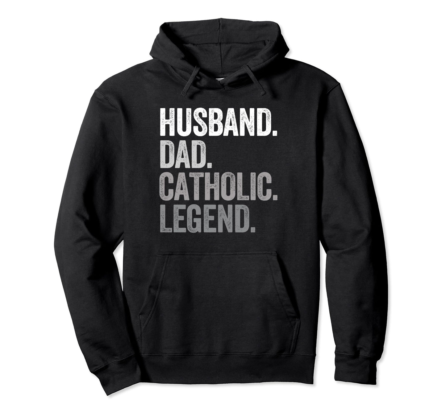 Husband Dad Catholic Funny Catholicism Jesus Hoodie - Trendy Graphic Unisex - T-Shirt, Sweatshirt, Hoodie