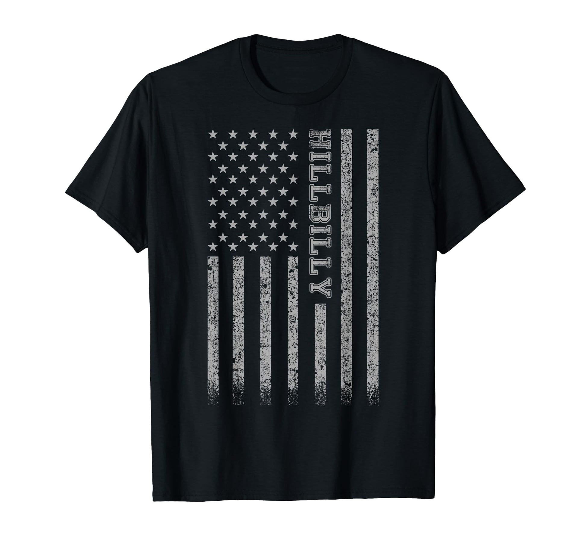 Hillbilly American Flag T-Shirt - Minimalist Print Unisex - T-Shirt, Sweatshirt, Hoodie